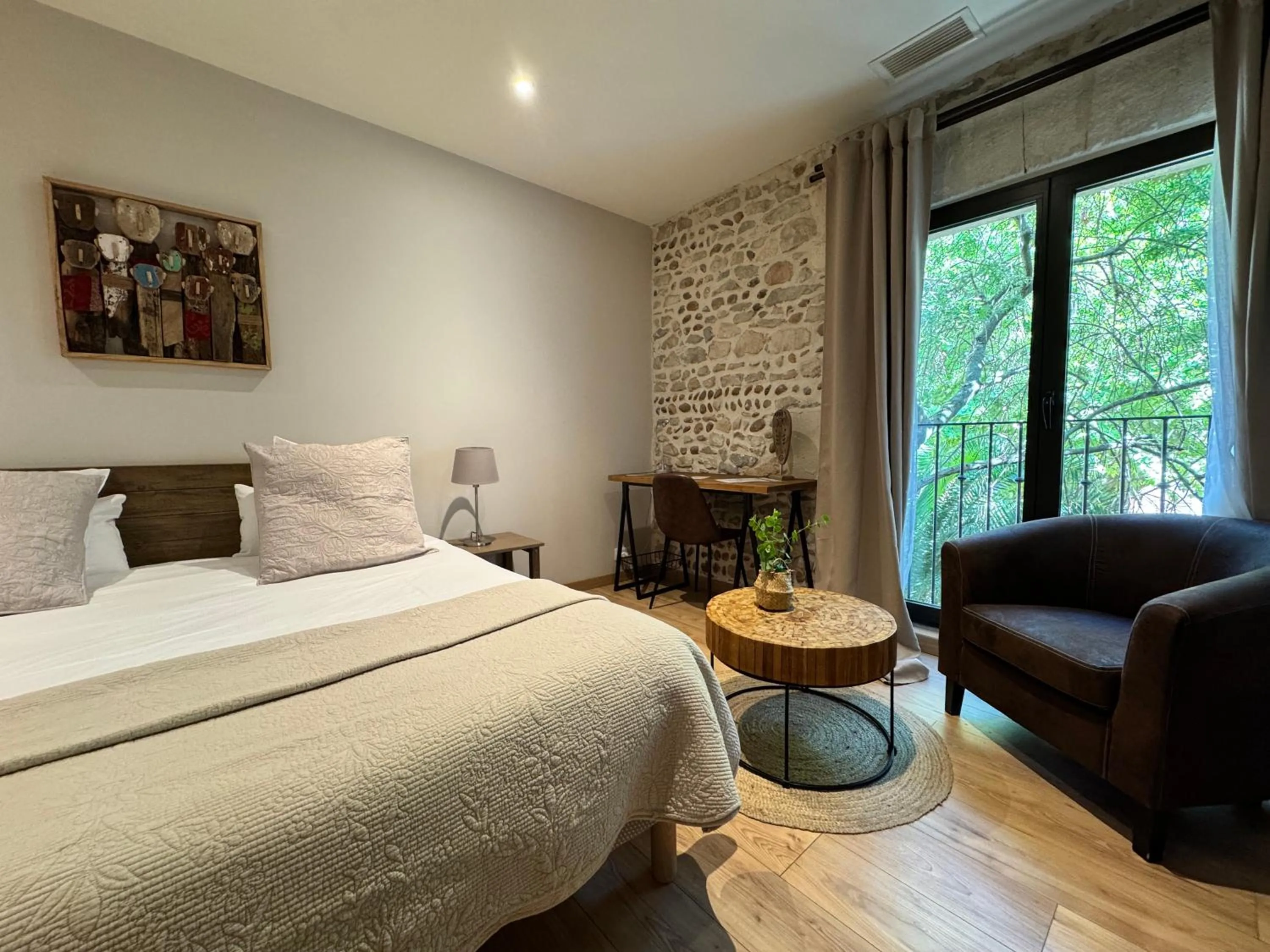 Bed in Hotel Le Galambre