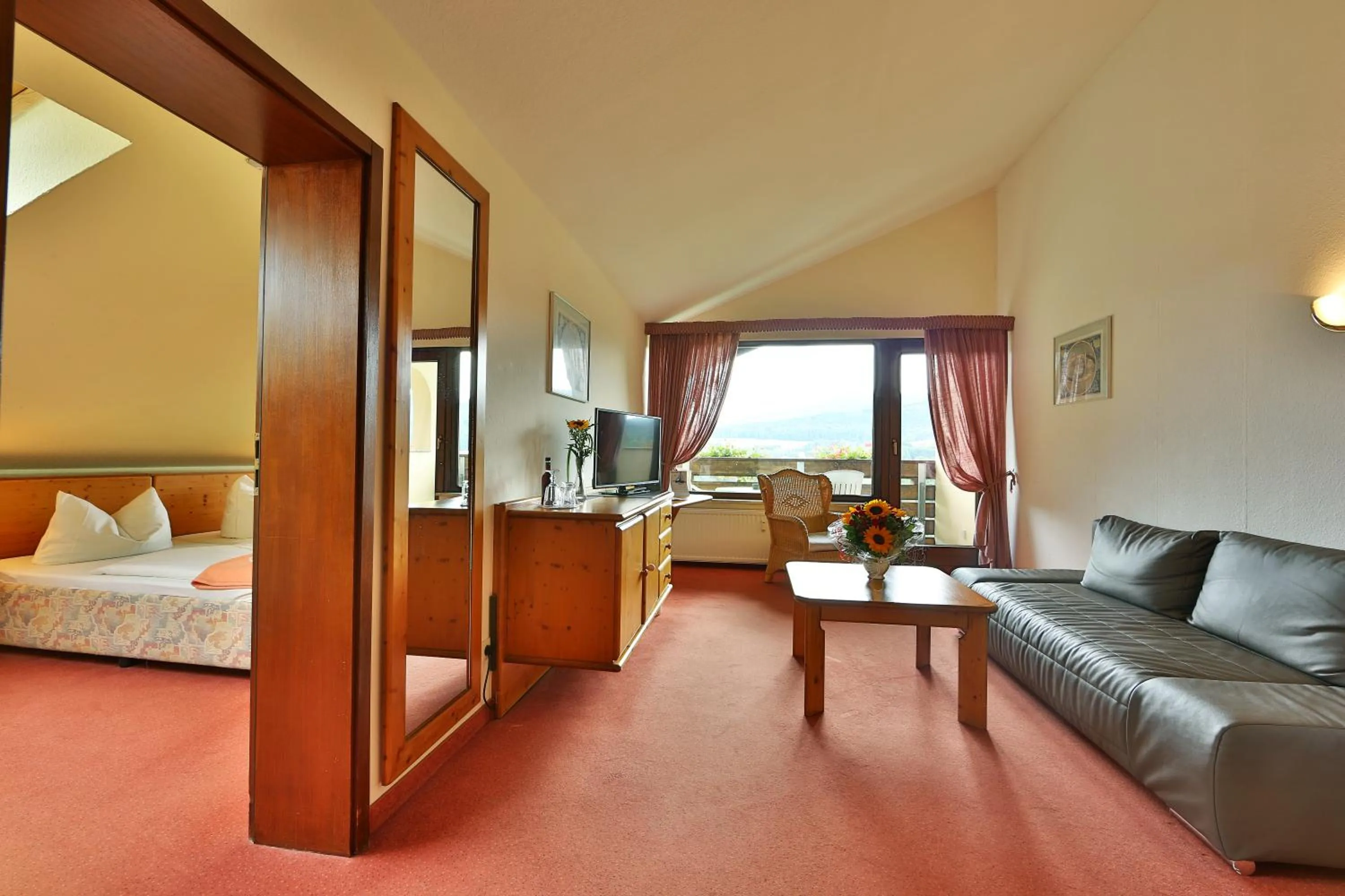 TV and multimedia, Bed in Der Wolfshof - Dein Zuhause im Harz