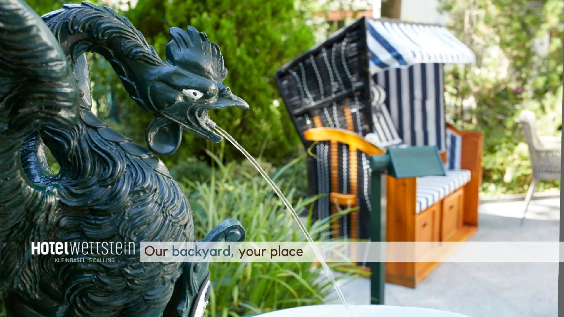 Garden in Hotel Wettstein