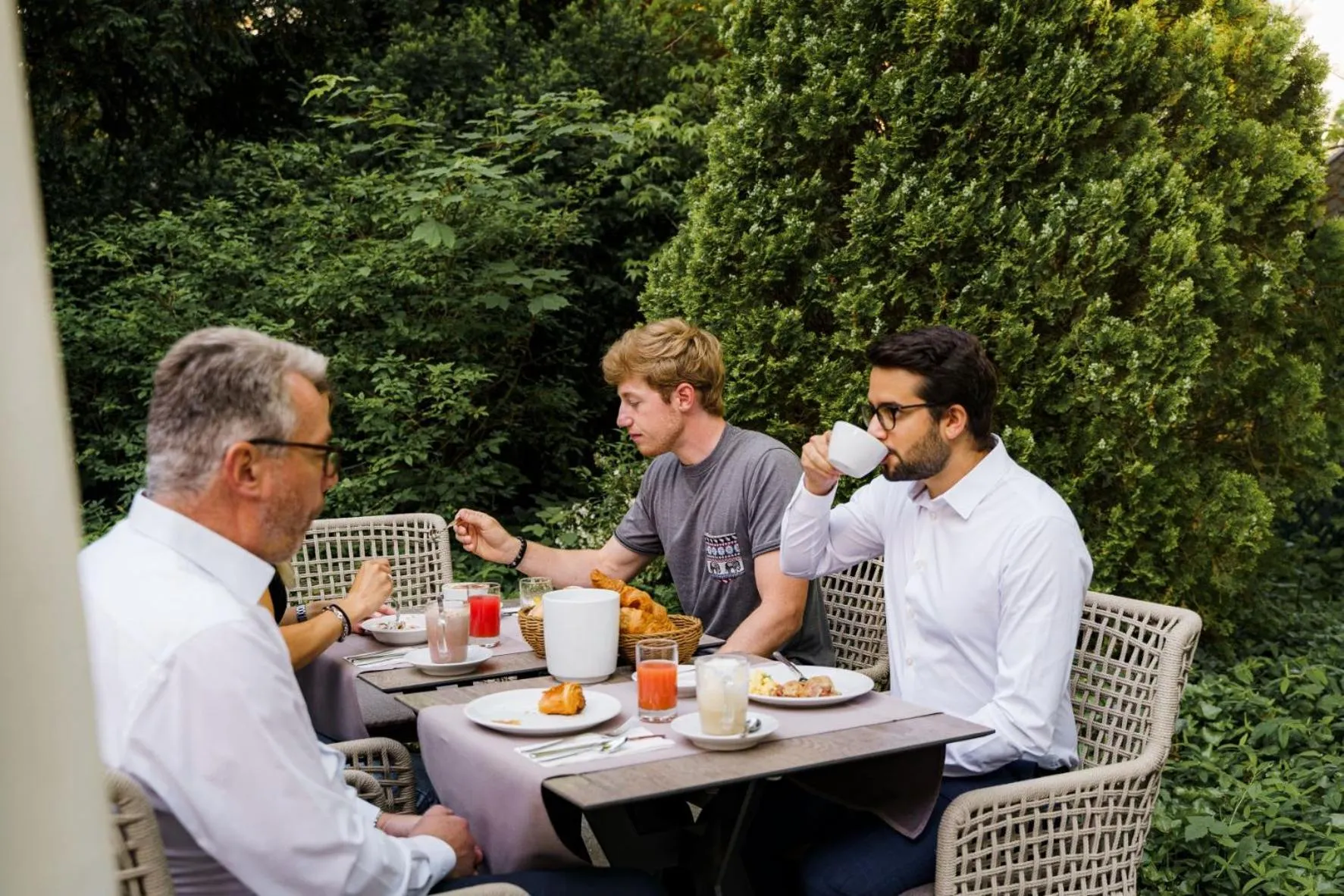 Garden in Hotel Wettstein