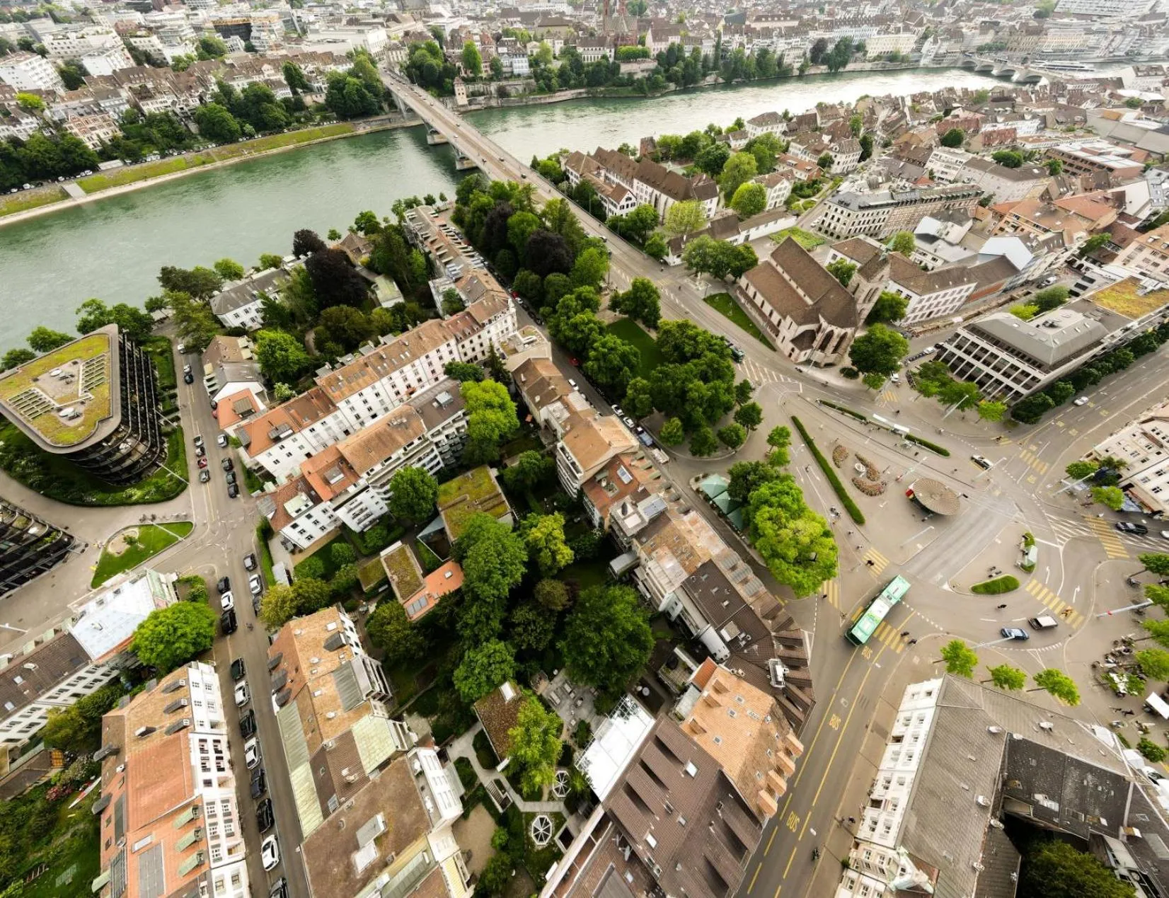 Bird's eye view in Hotel Wettstein