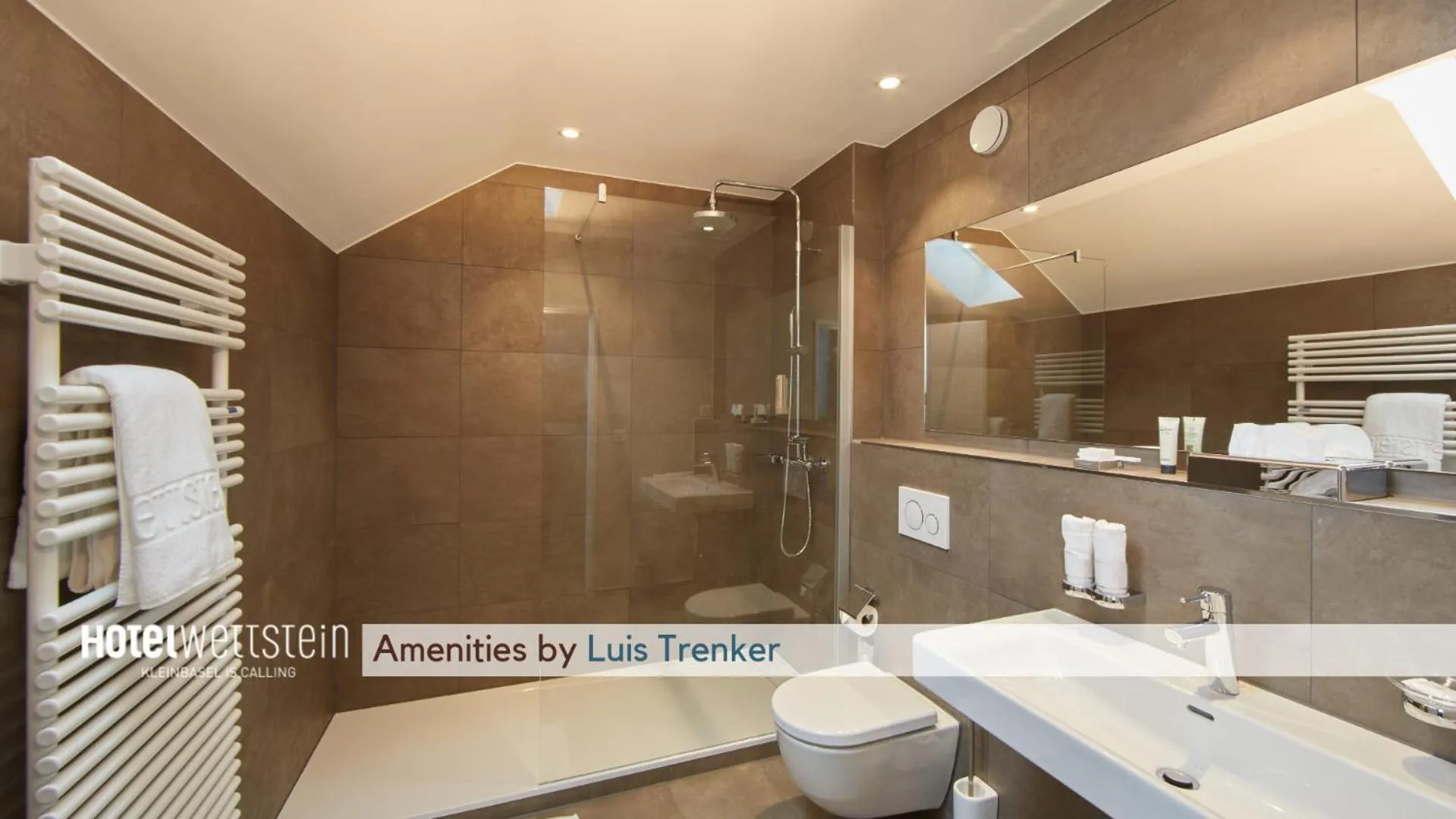 Bathroom in Hotel Wettstein