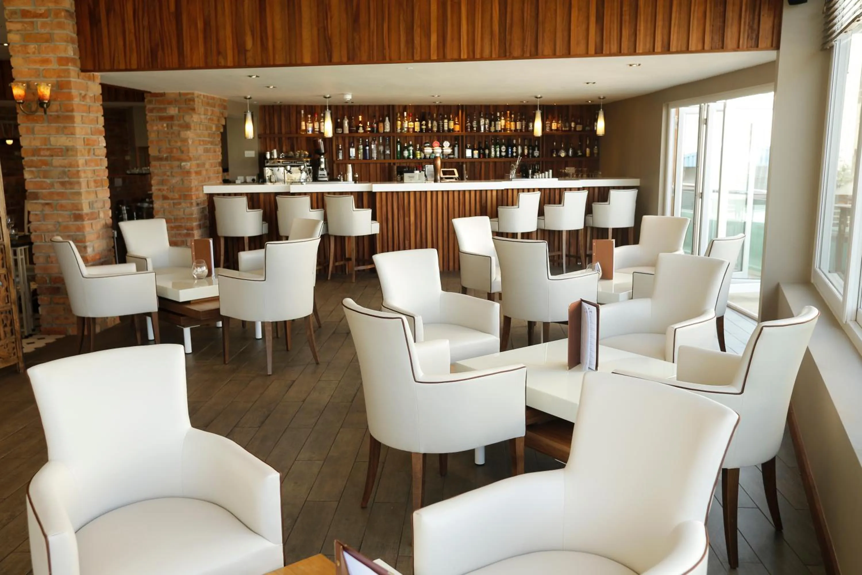 Communal lounge/ TV room in Park Central Hotel