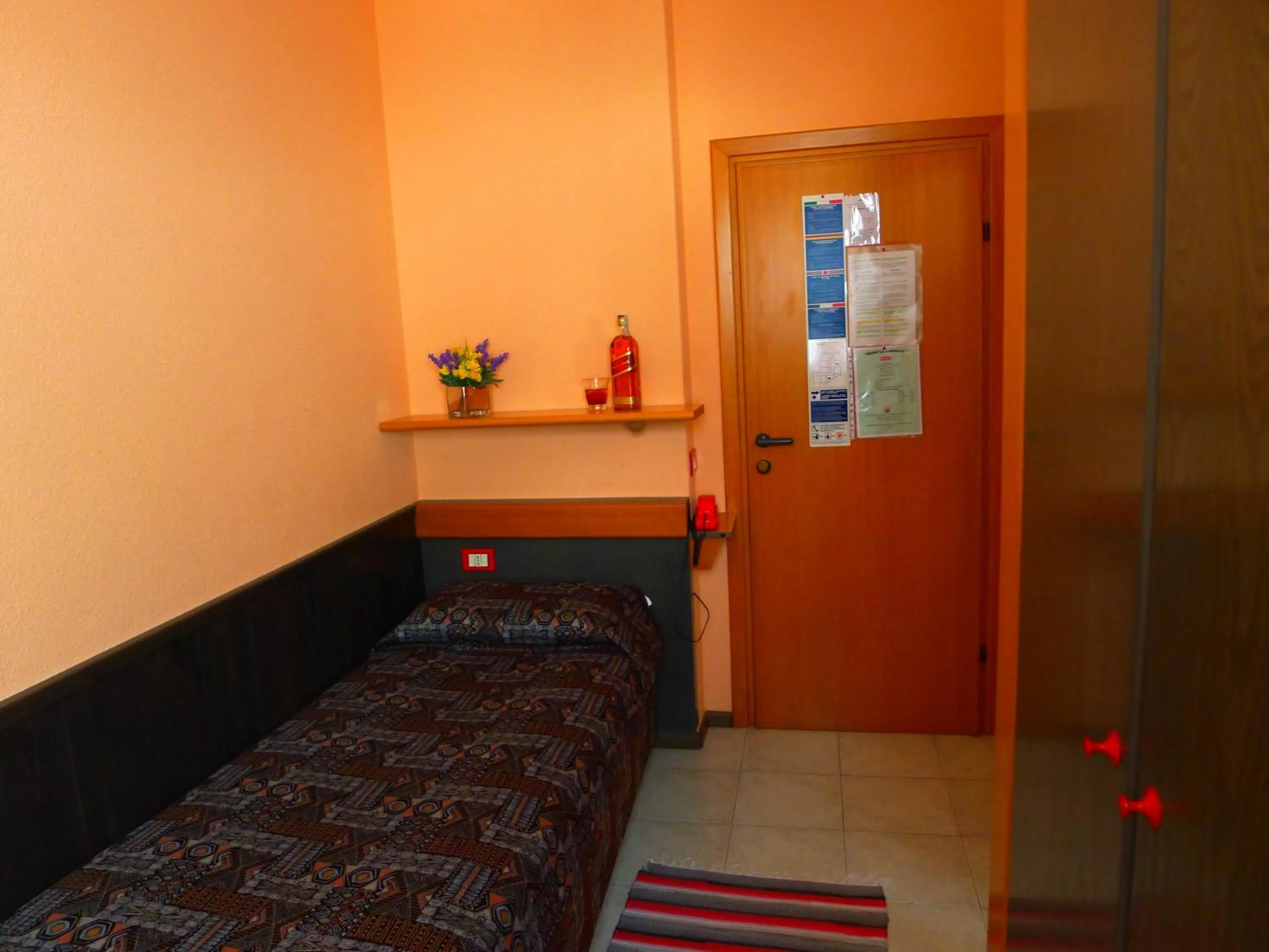 Bed in Hotel La Lanterna