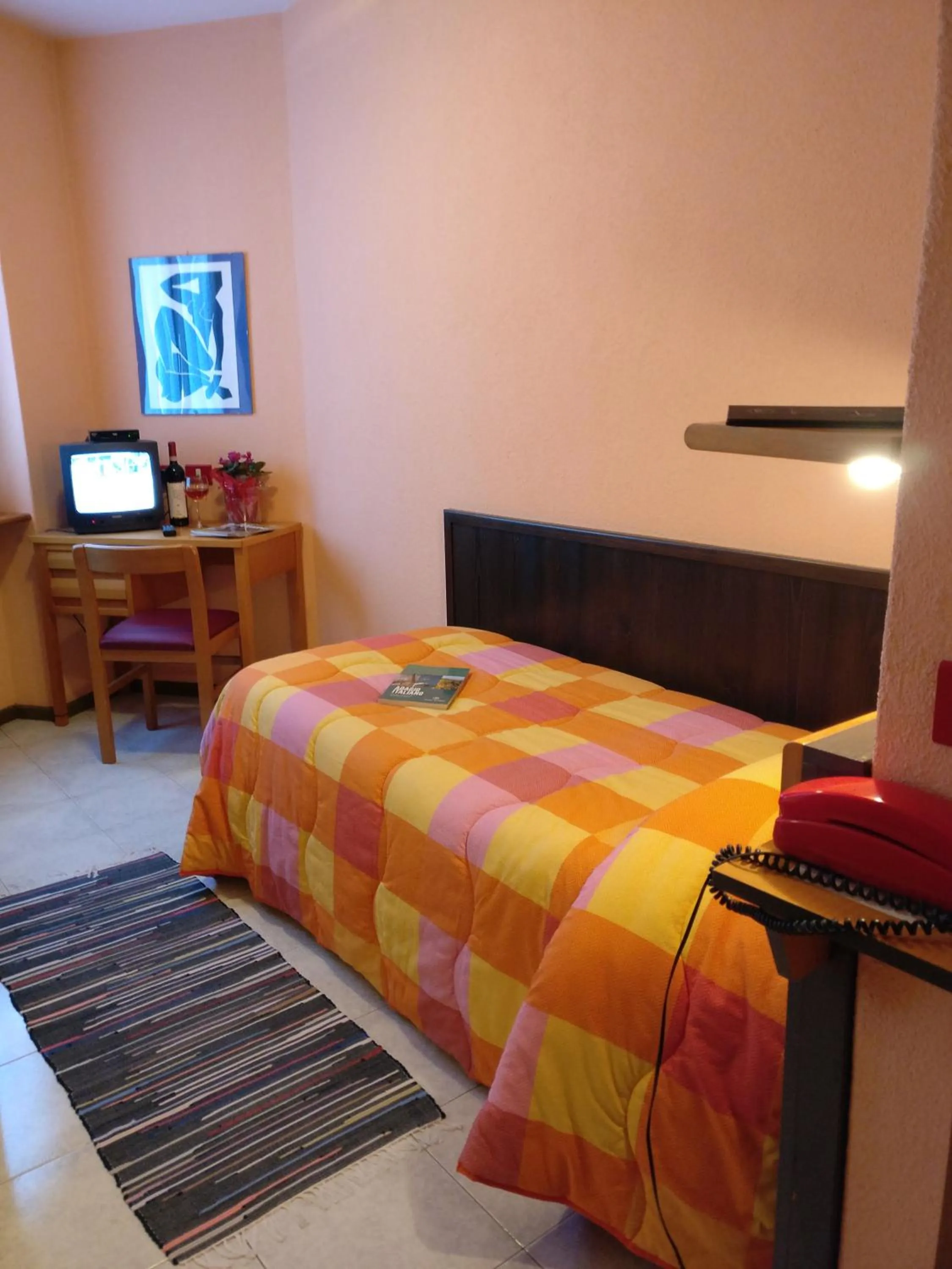 Bed in Hotel La Lanterna