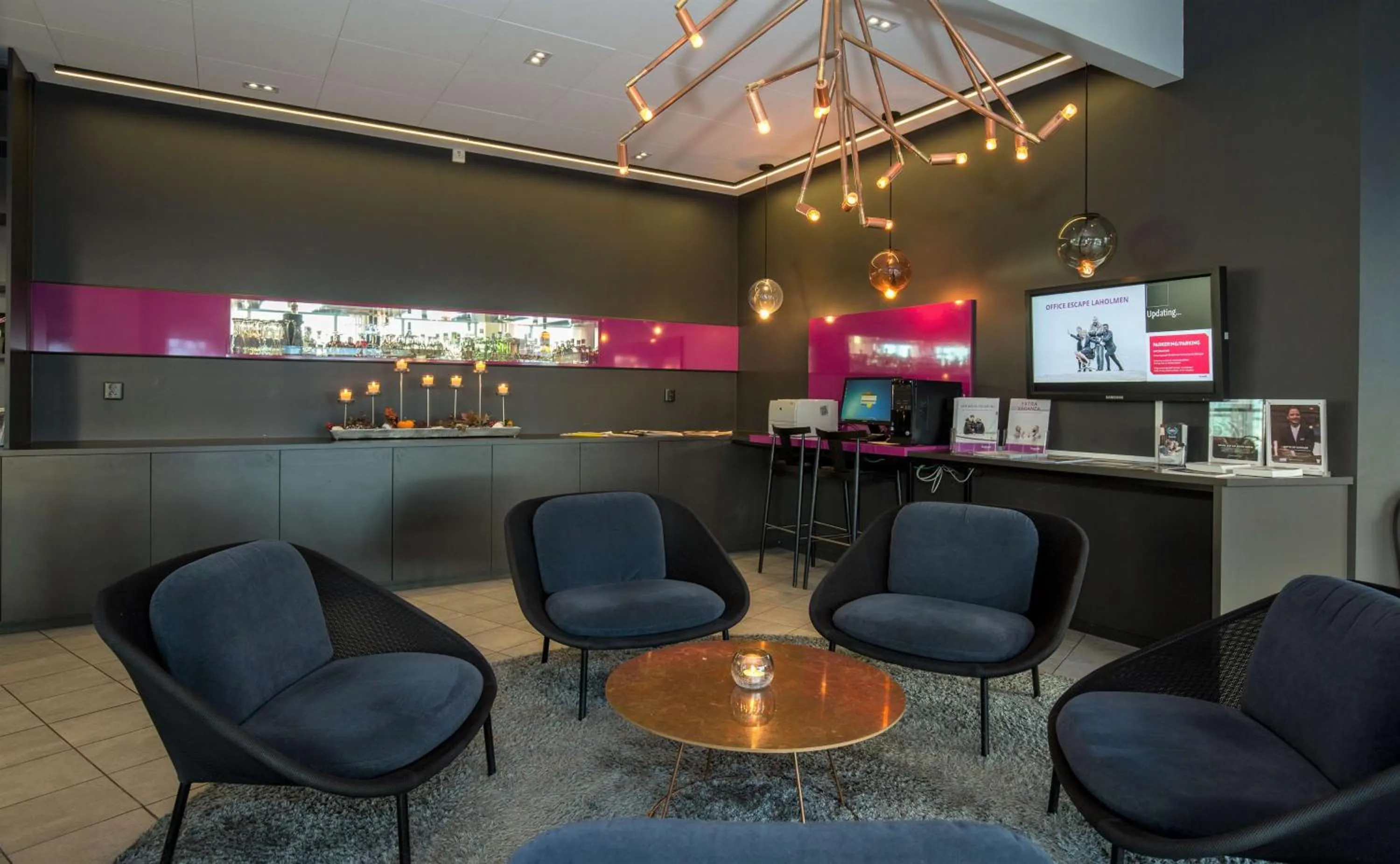 Lobby or reception in Scandic Laholmen