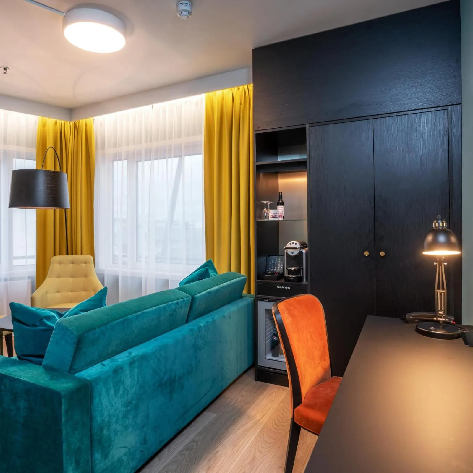 Seating area in Thon Hotel Harstad