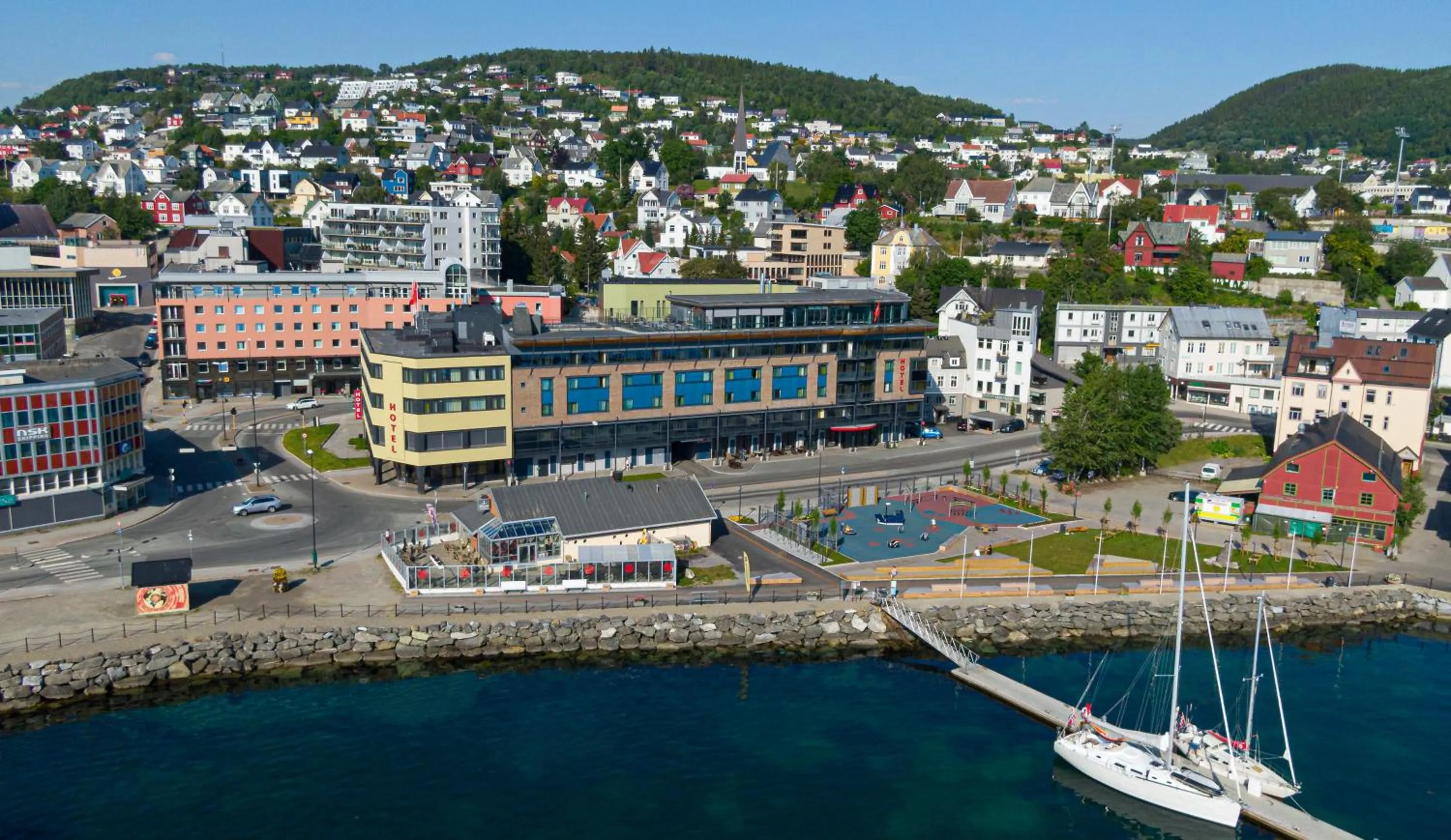 Bird's eye view in Thon Hotel Harstad