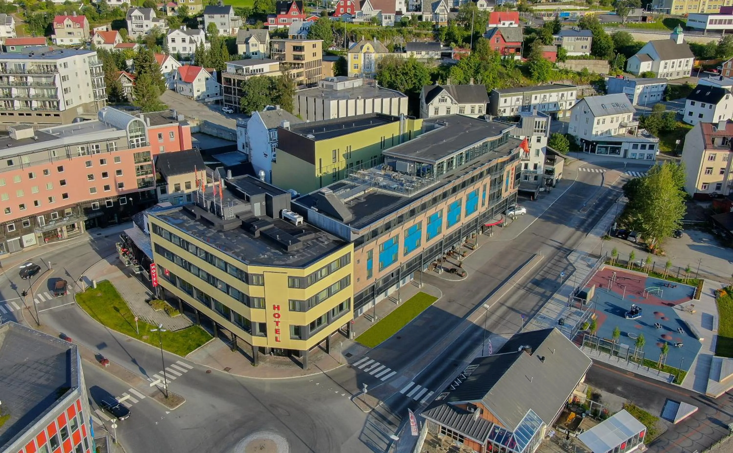 Bird's eye view in Thon Hotel Harstad