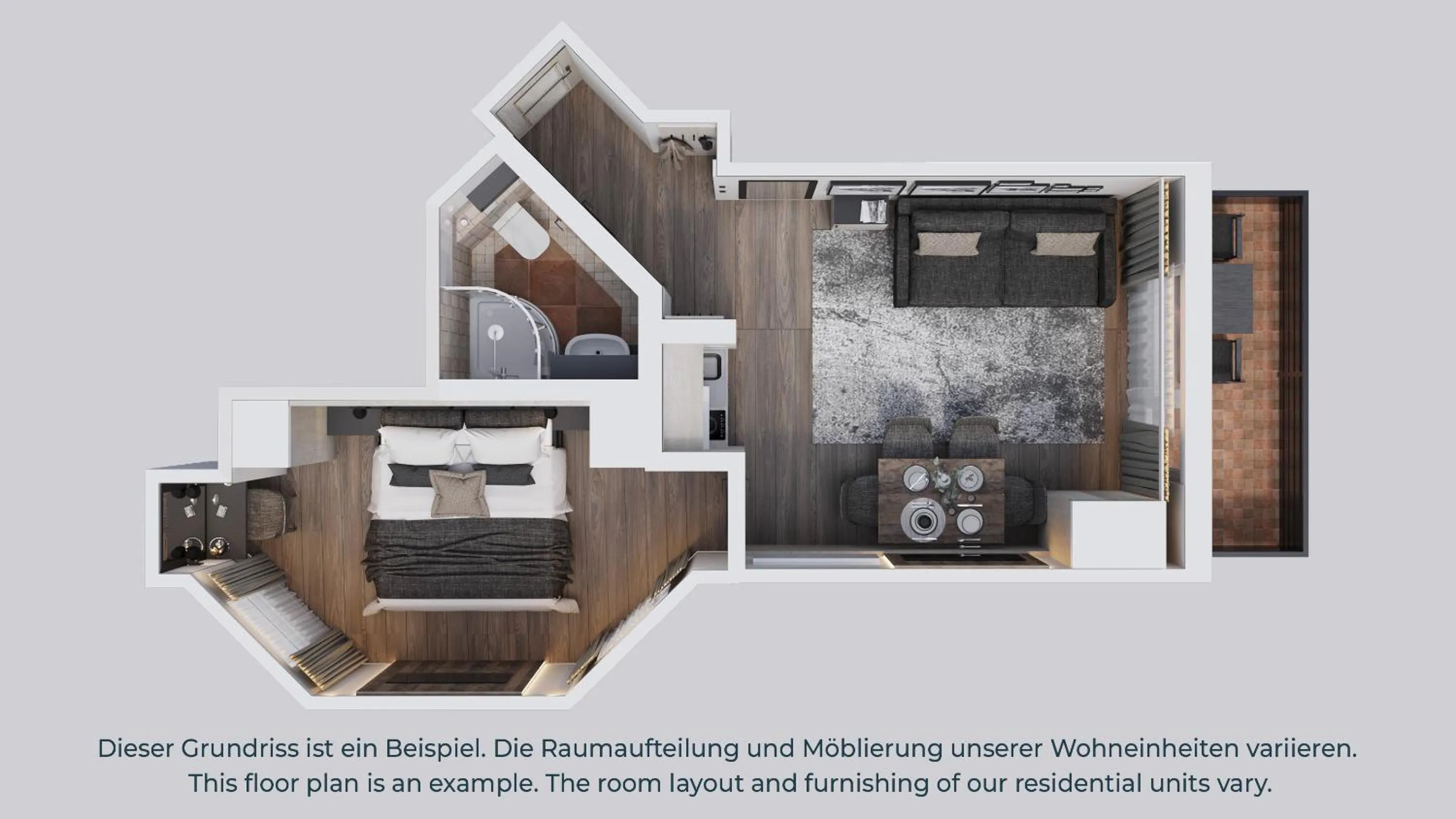 Floor plan in MONDI Hotel Axams