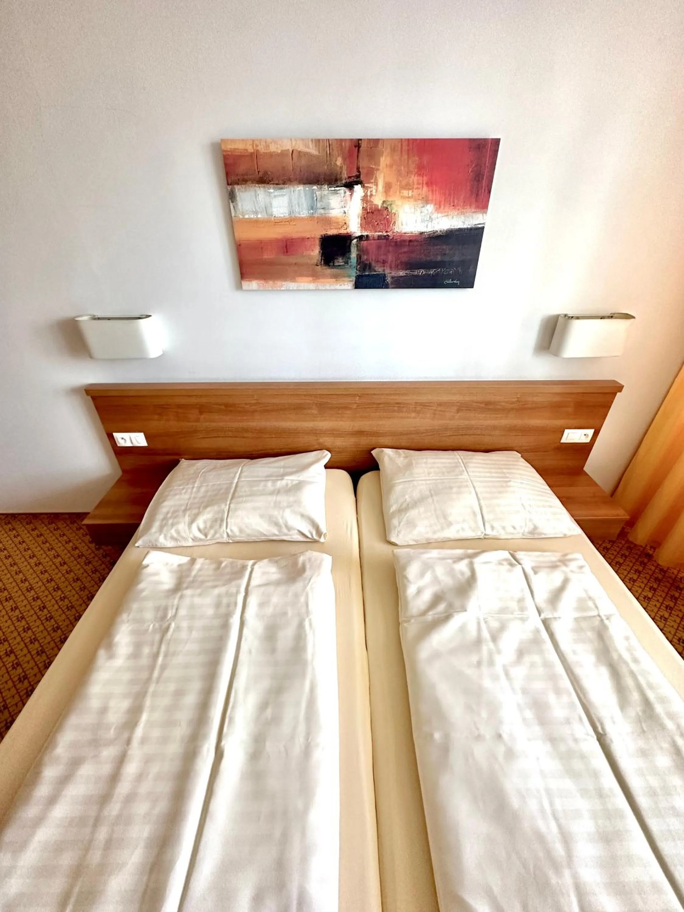Bed in Hotel Kopanice