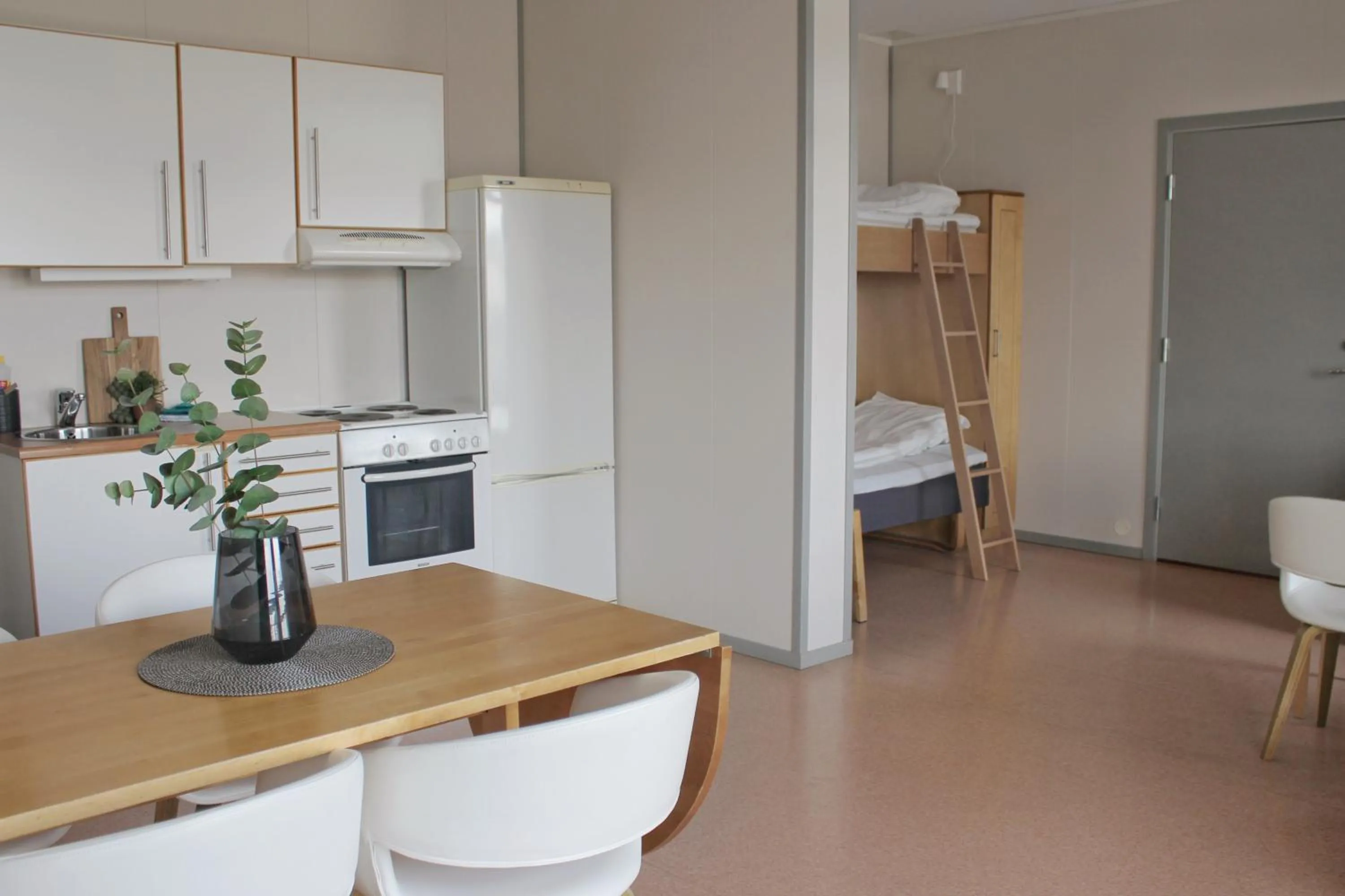 Bed in Vikingskipet Hotell