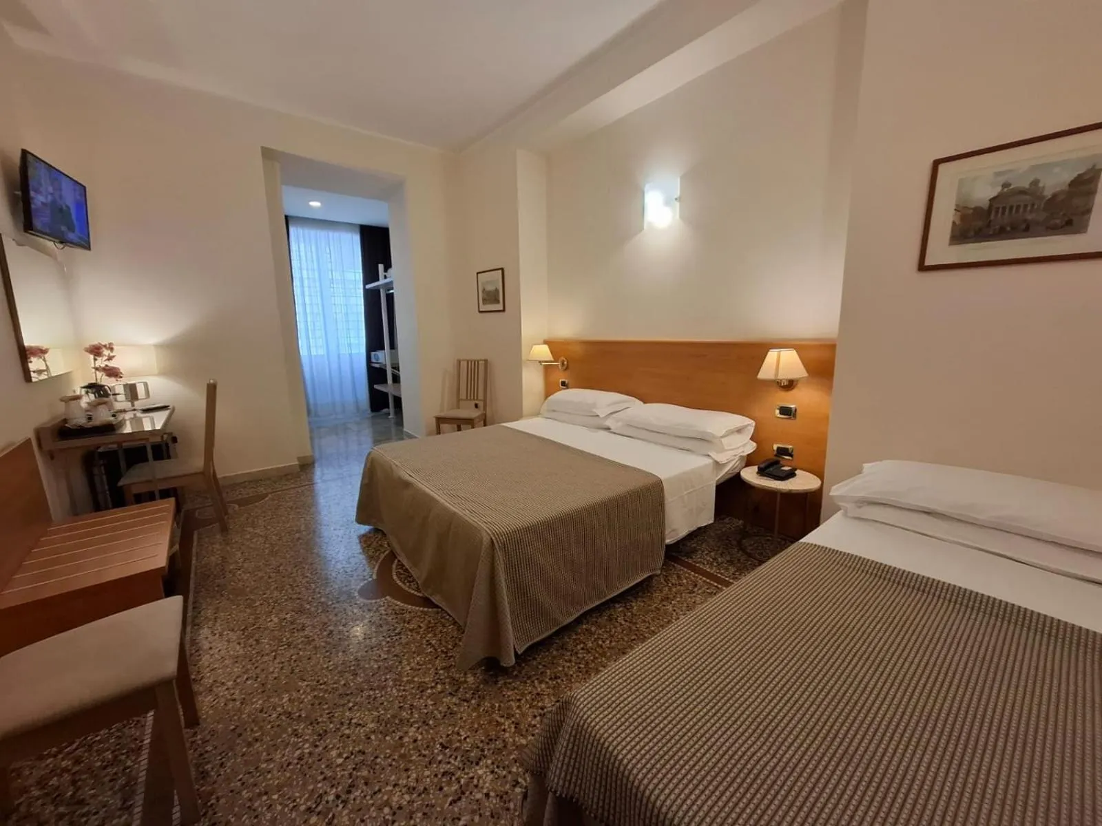 Bedroom, Bed in Hotel Principe Eugenio