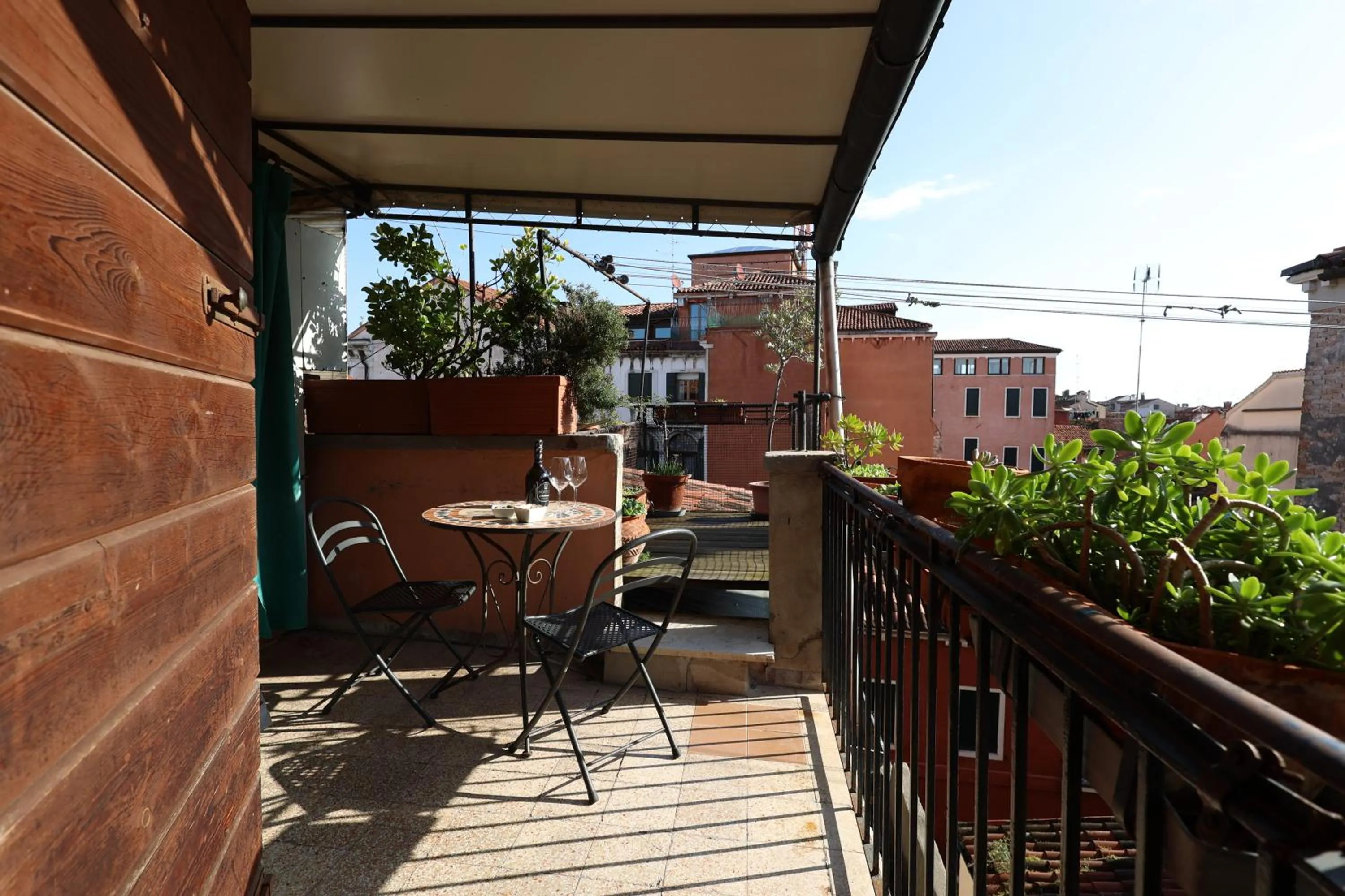 Balcony/Terrace in Locanda Silva