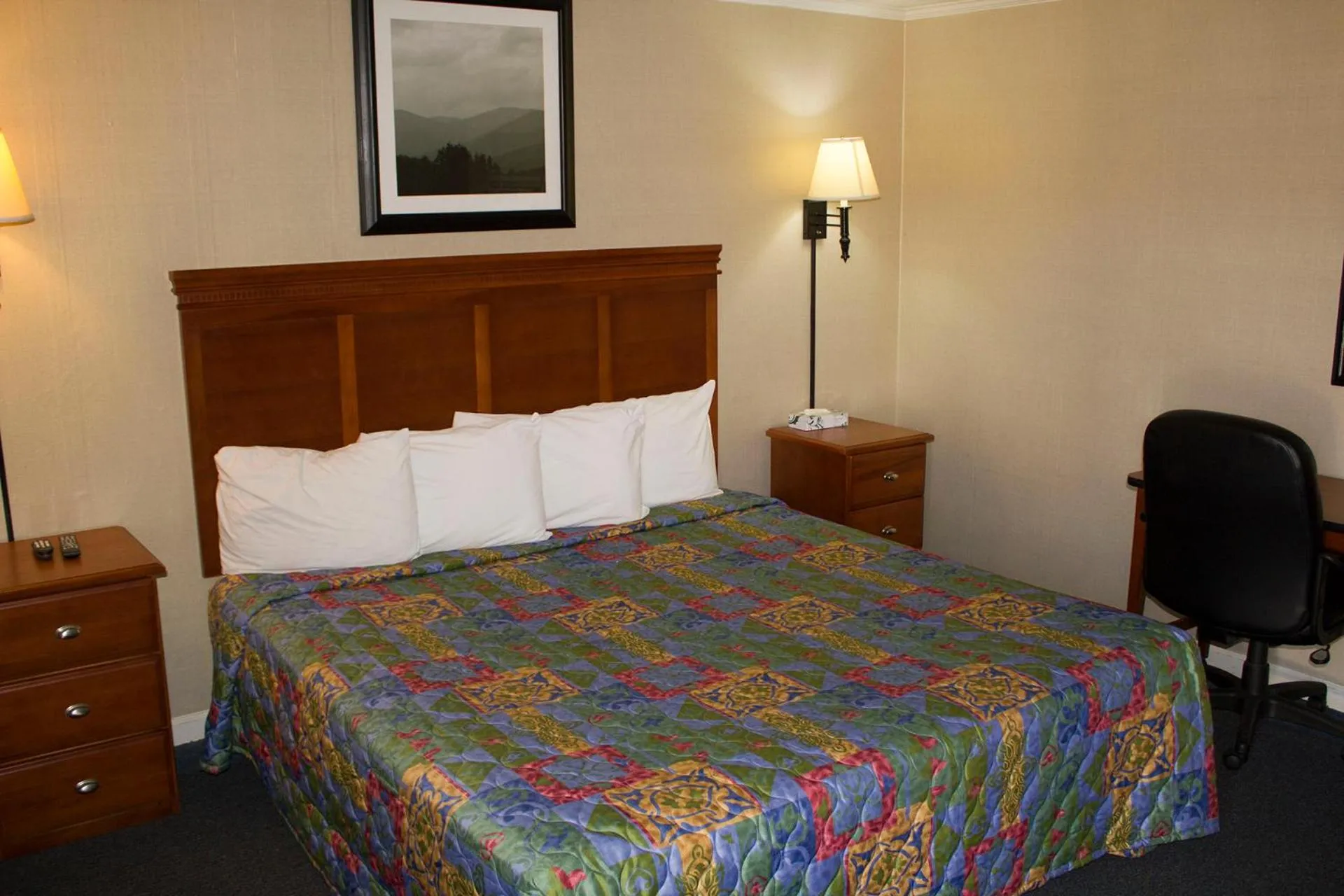 Bedroom in Budget Inn