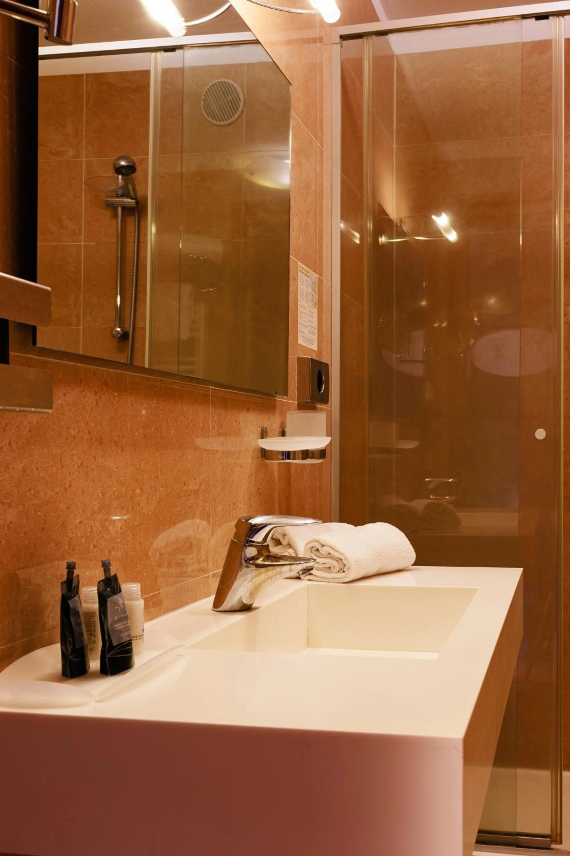 Bathroom in Hotel Villa Delle Rose - Malpensa