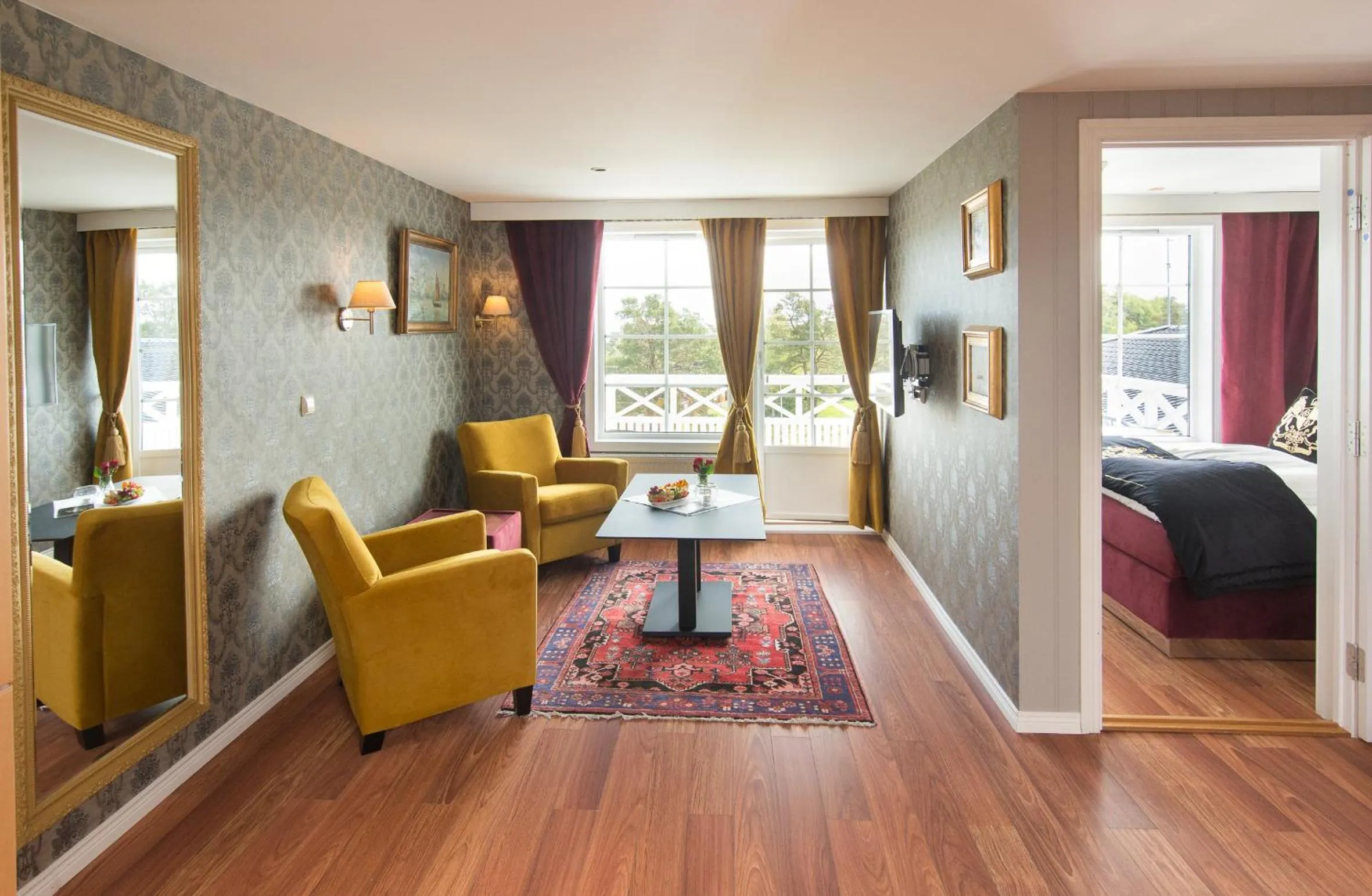 Living room in Arendal Herregaard Spa & Resort