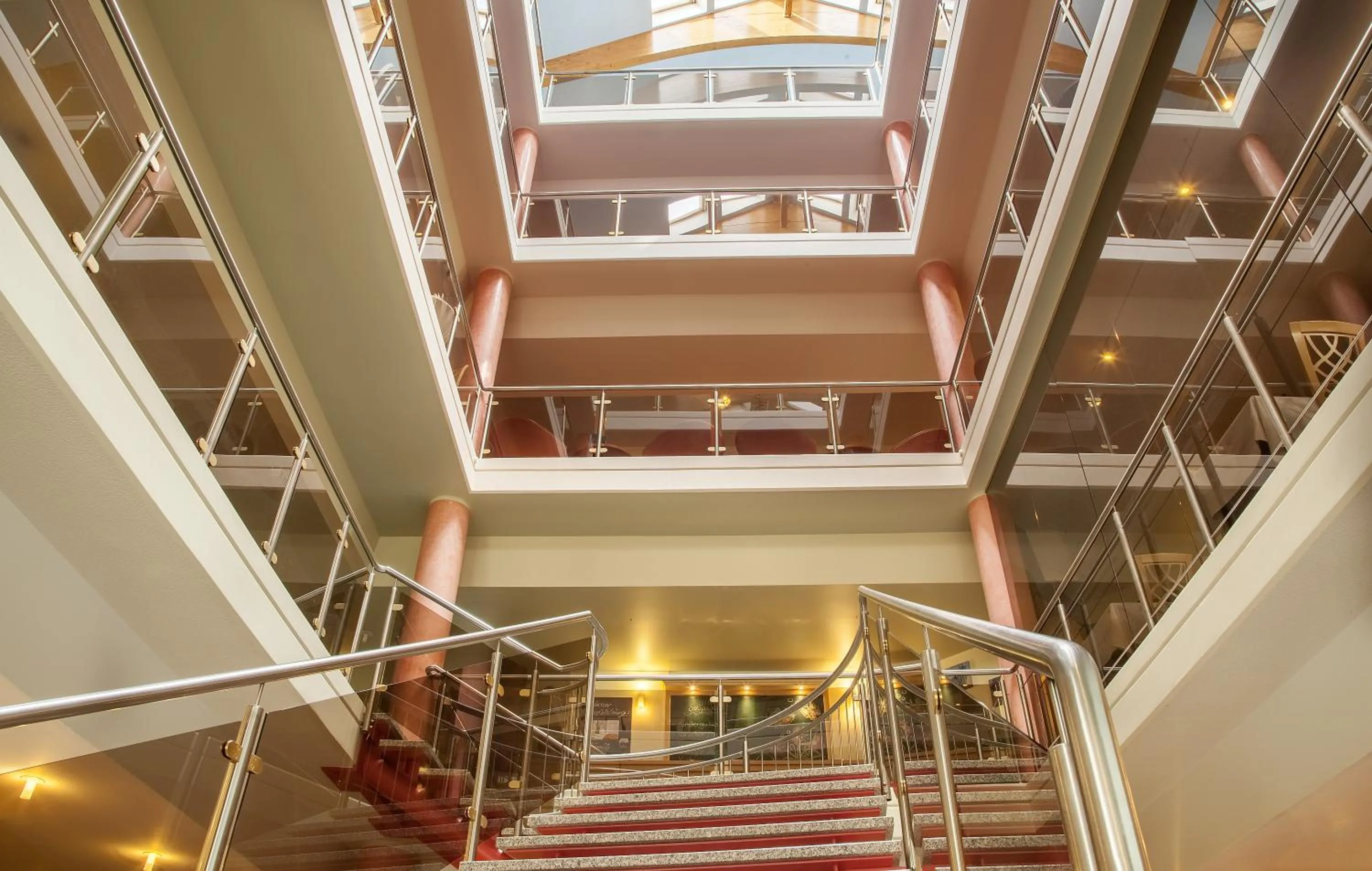 Lobby or reception in Hotel Kammweg