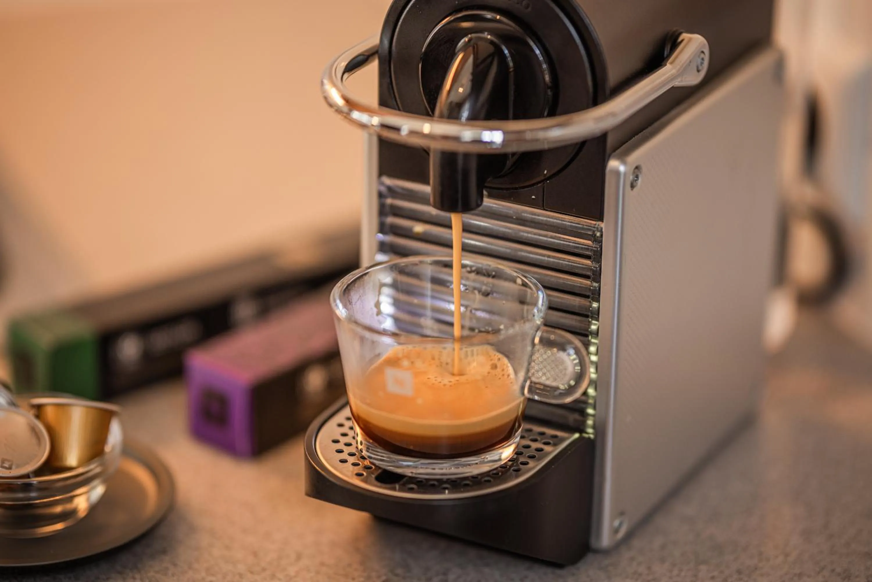 Coffee/tea facilities in Alpine Spa Residence
