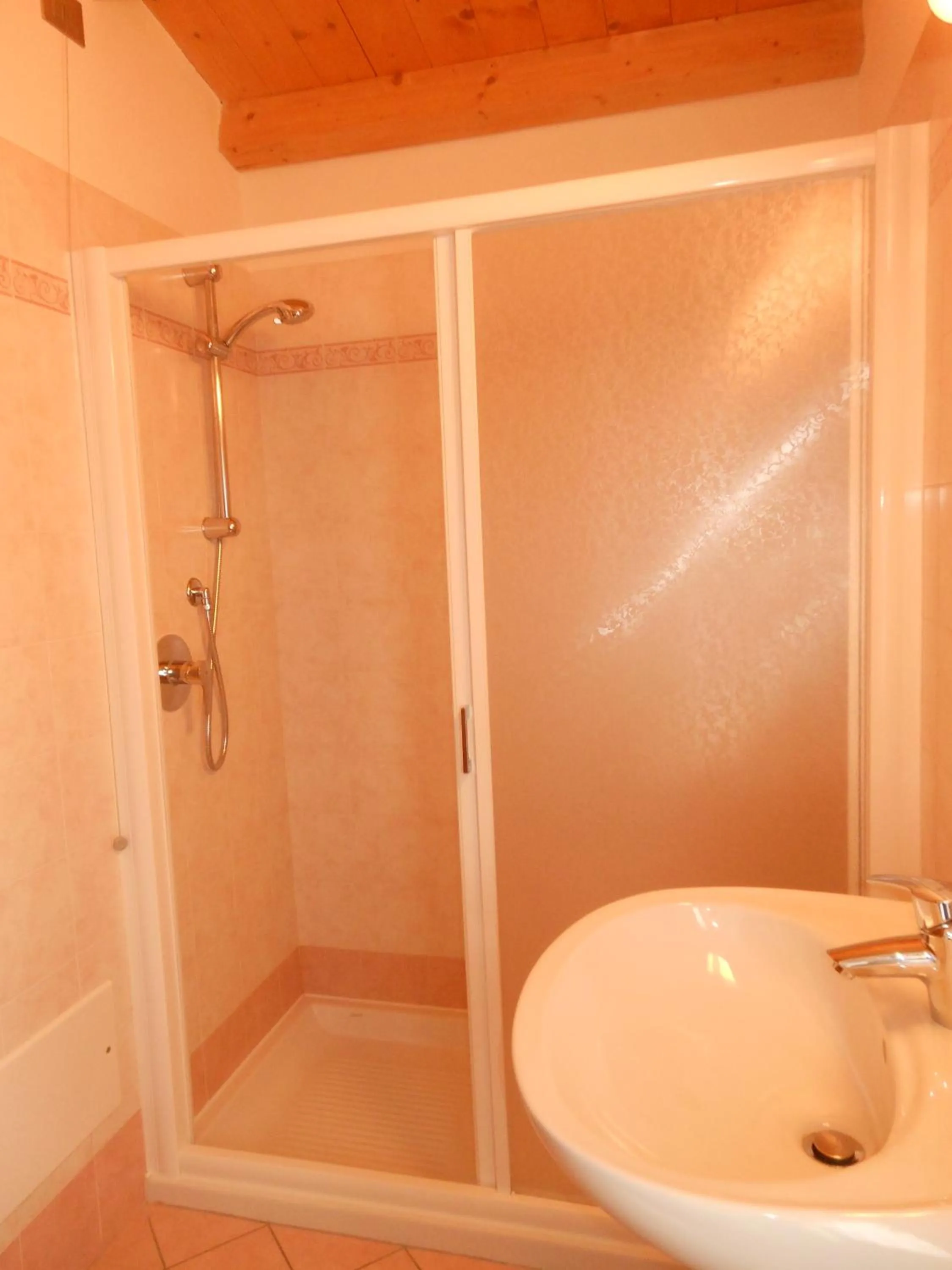 Shower in Hotel Montebaldina