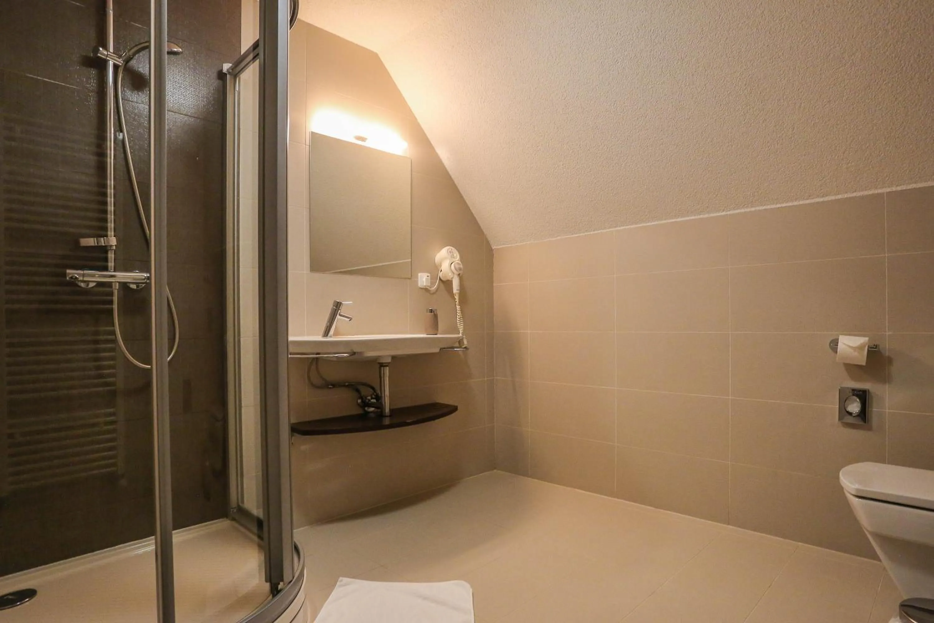 Shower in Hotel Mikulášska Chata