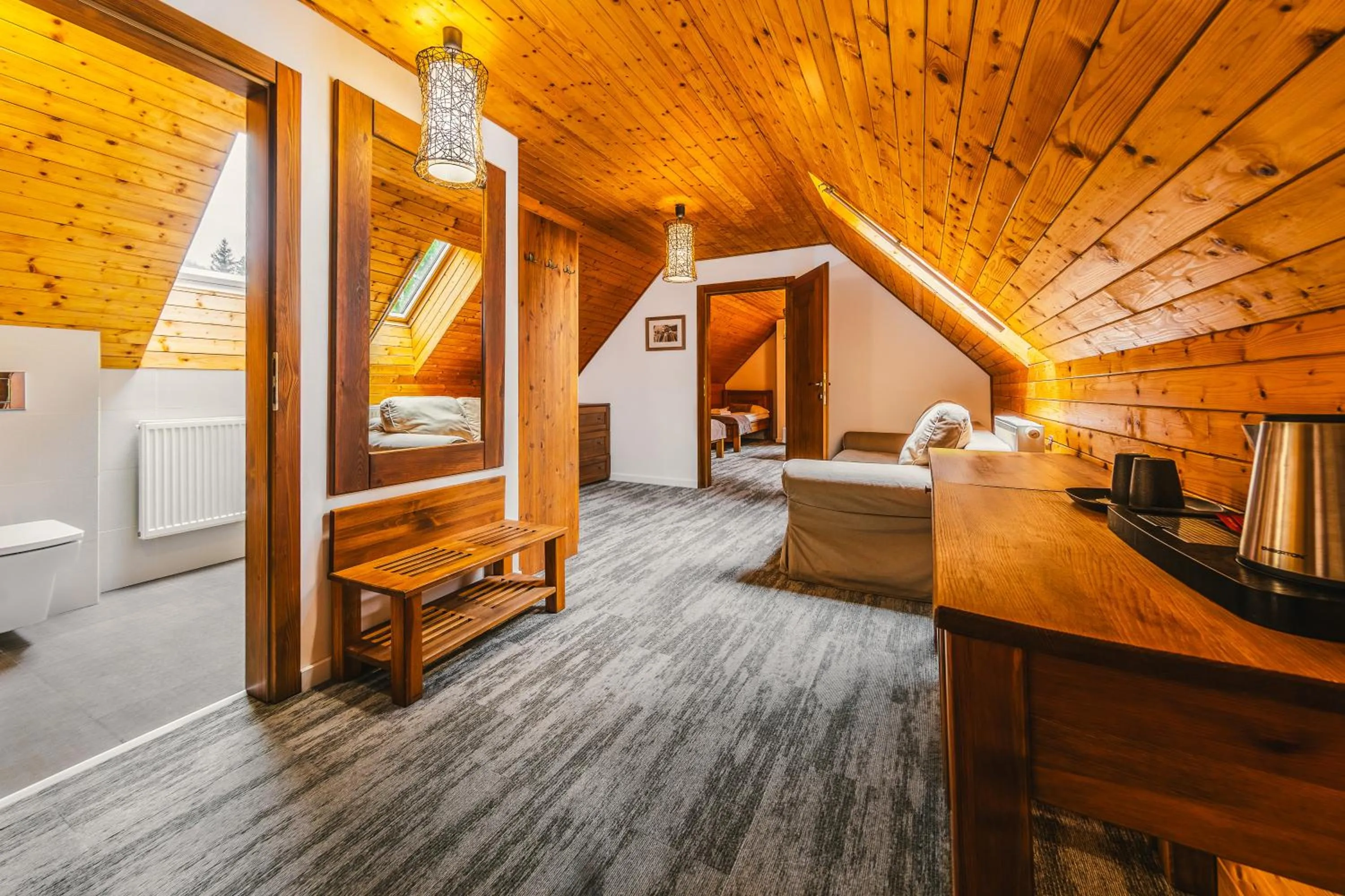 Bed in Hotel Mikulášska Chata