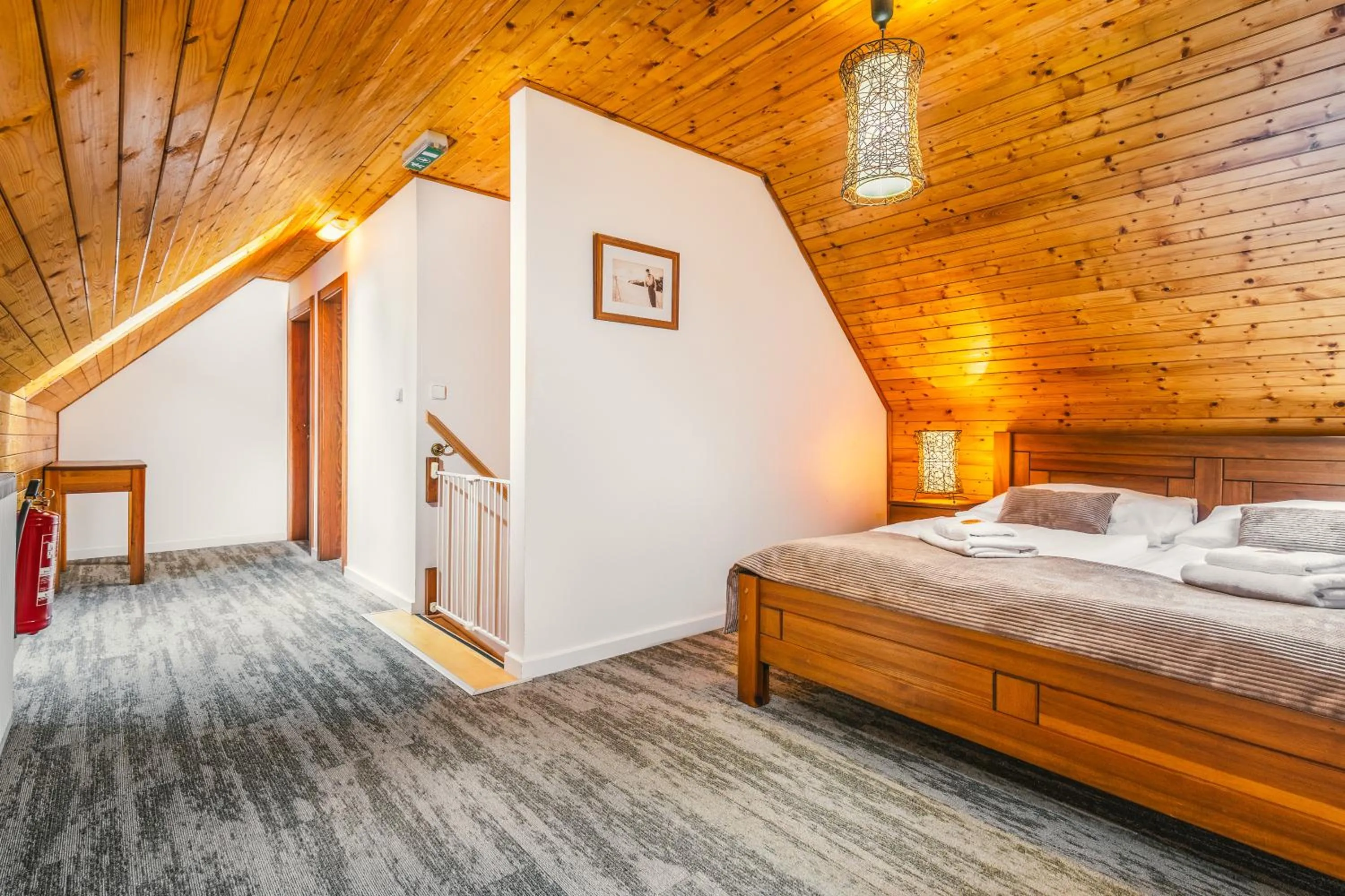 Bed in Hotel Mikulášska Chata