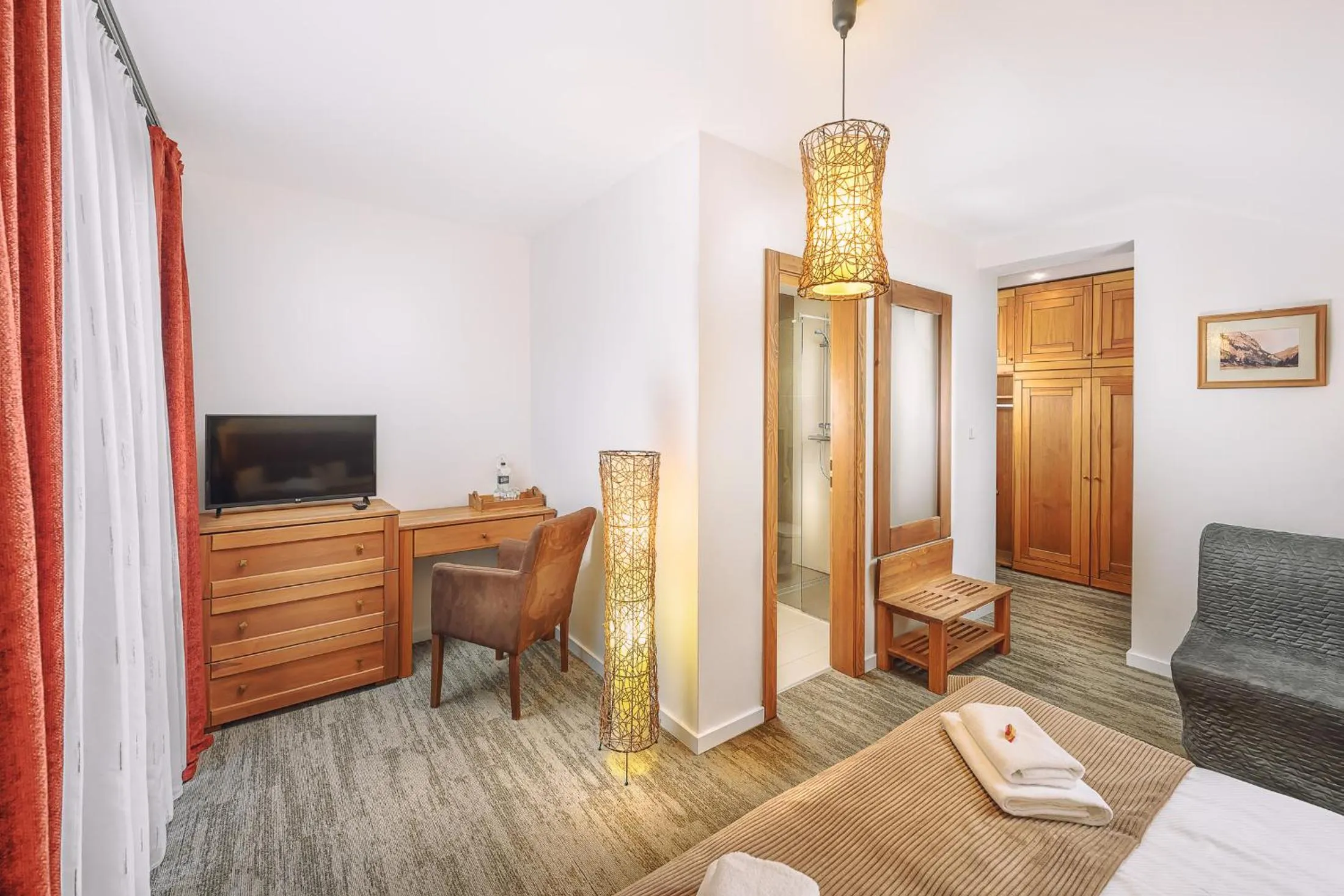 Bed in Hotel Mikulášska Chata