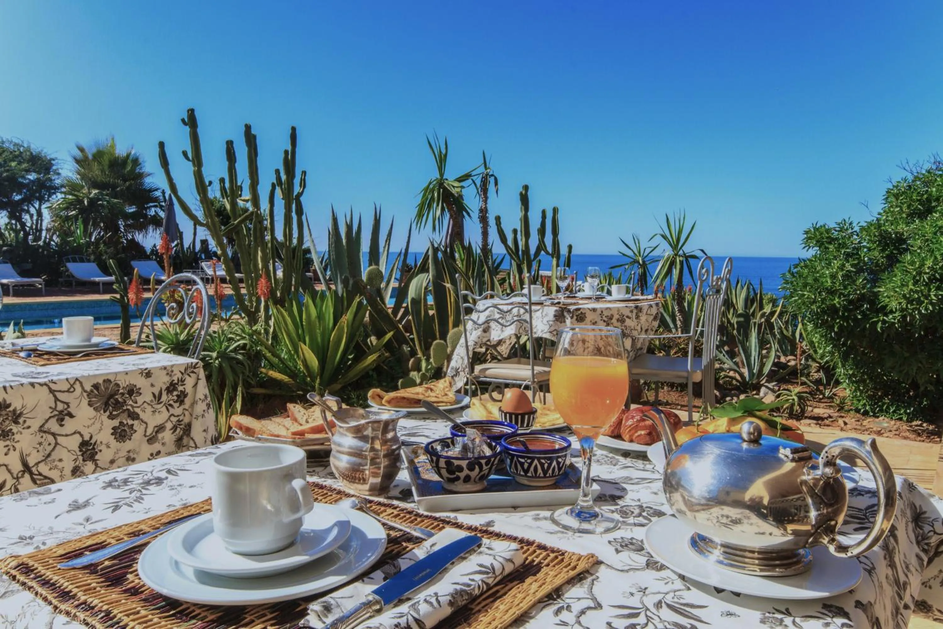 Garden view in Kasbah Tabelkoukt