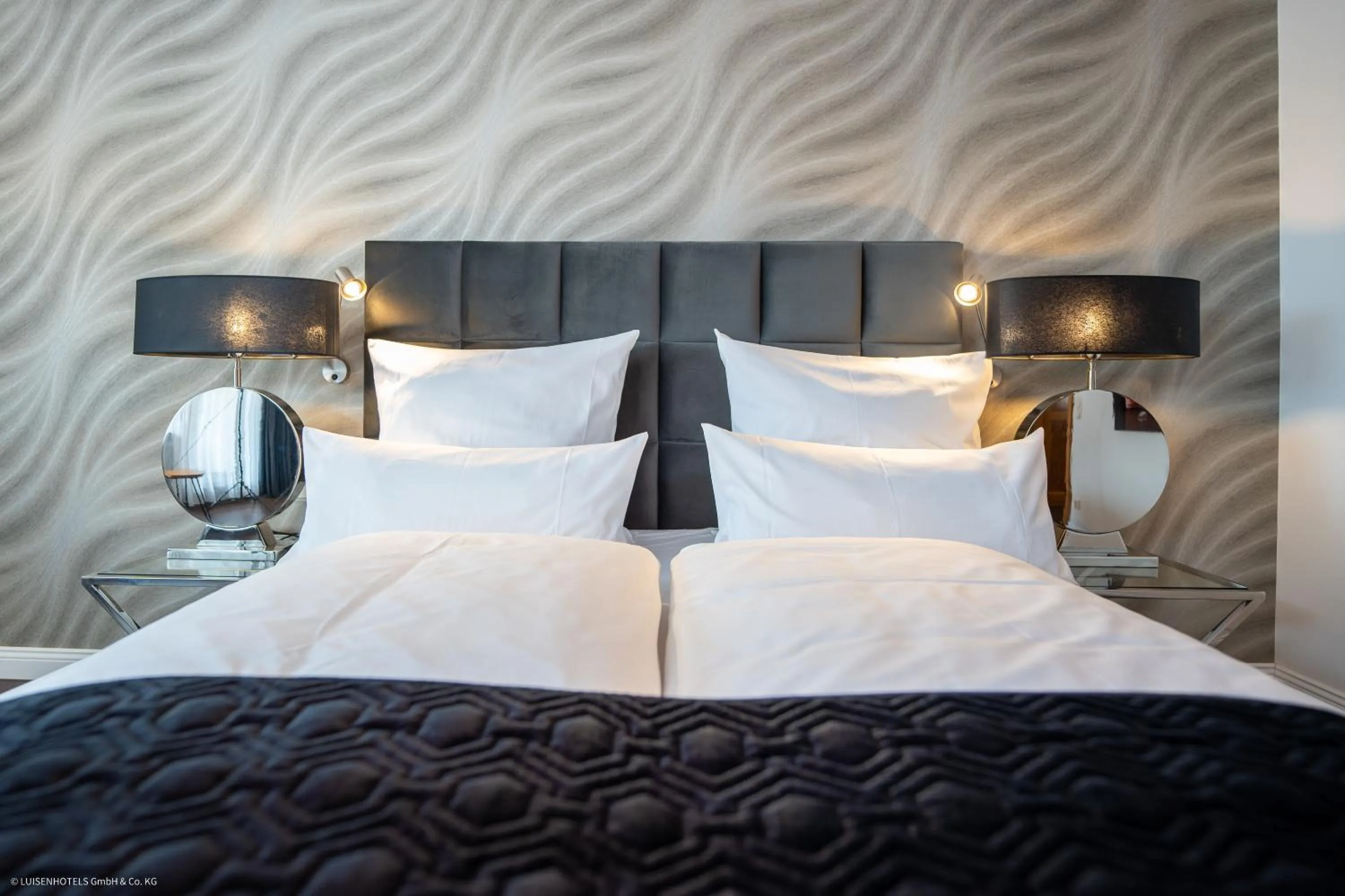 Bed in Waldhotel Luise