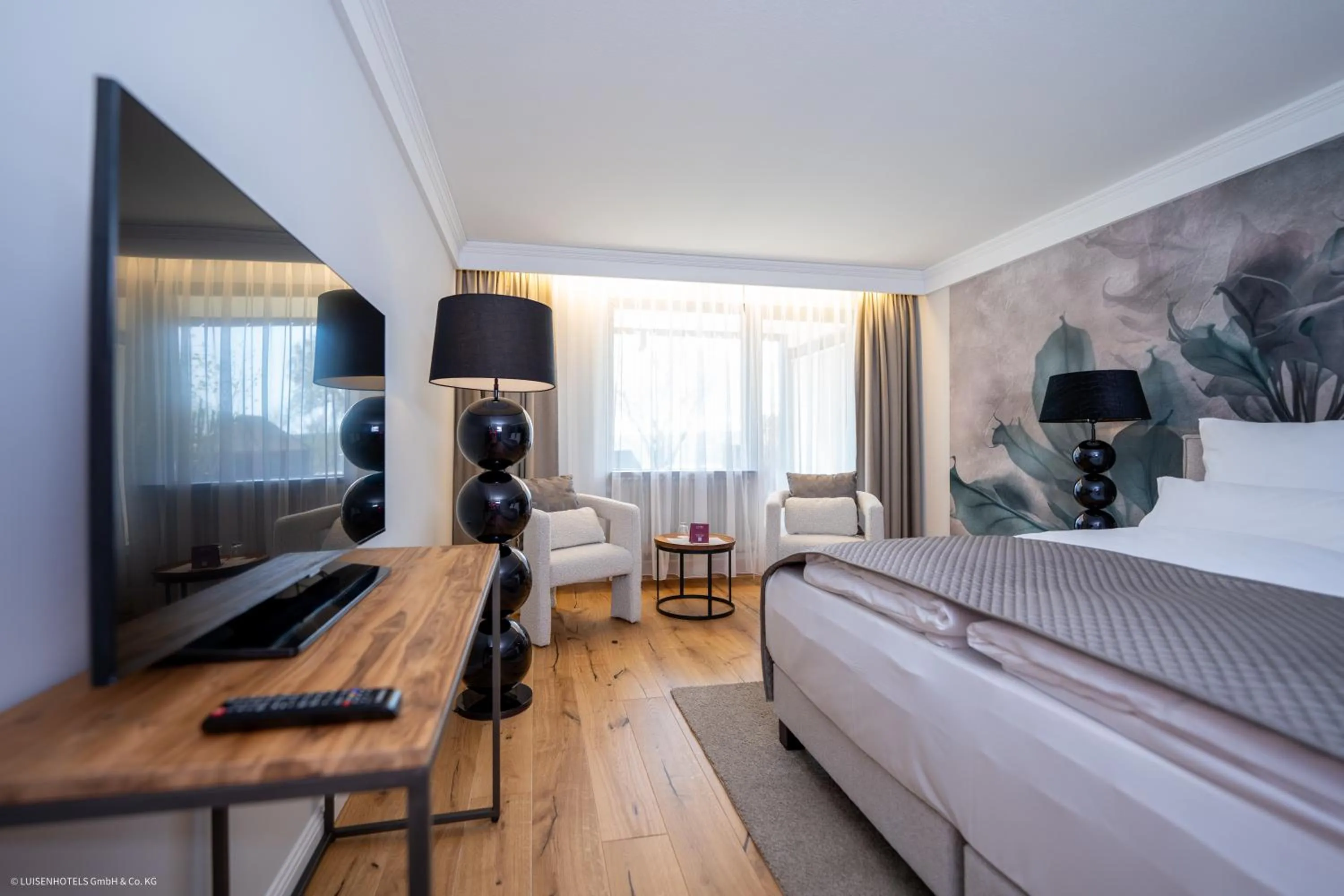 Bed in Waldhotel Luise