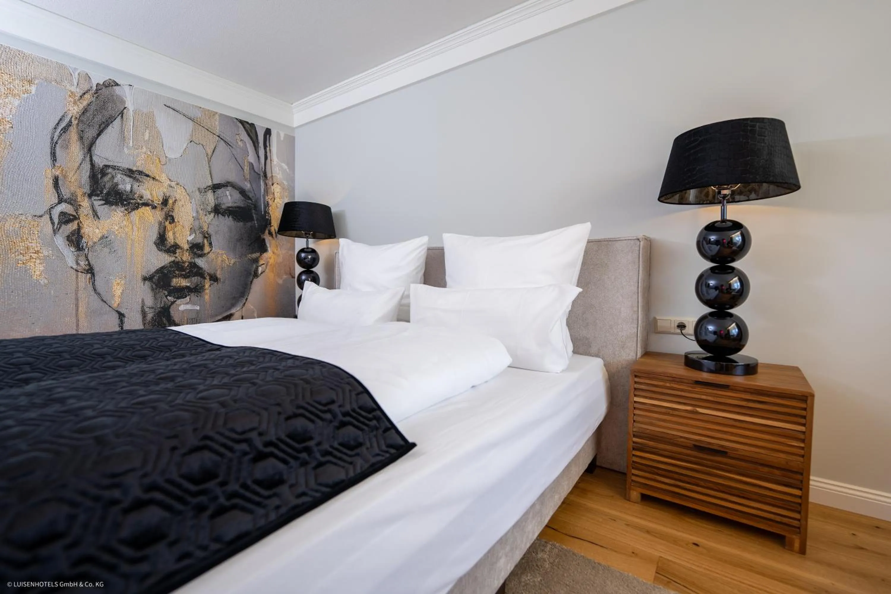 Bed in Waldhotel Luise