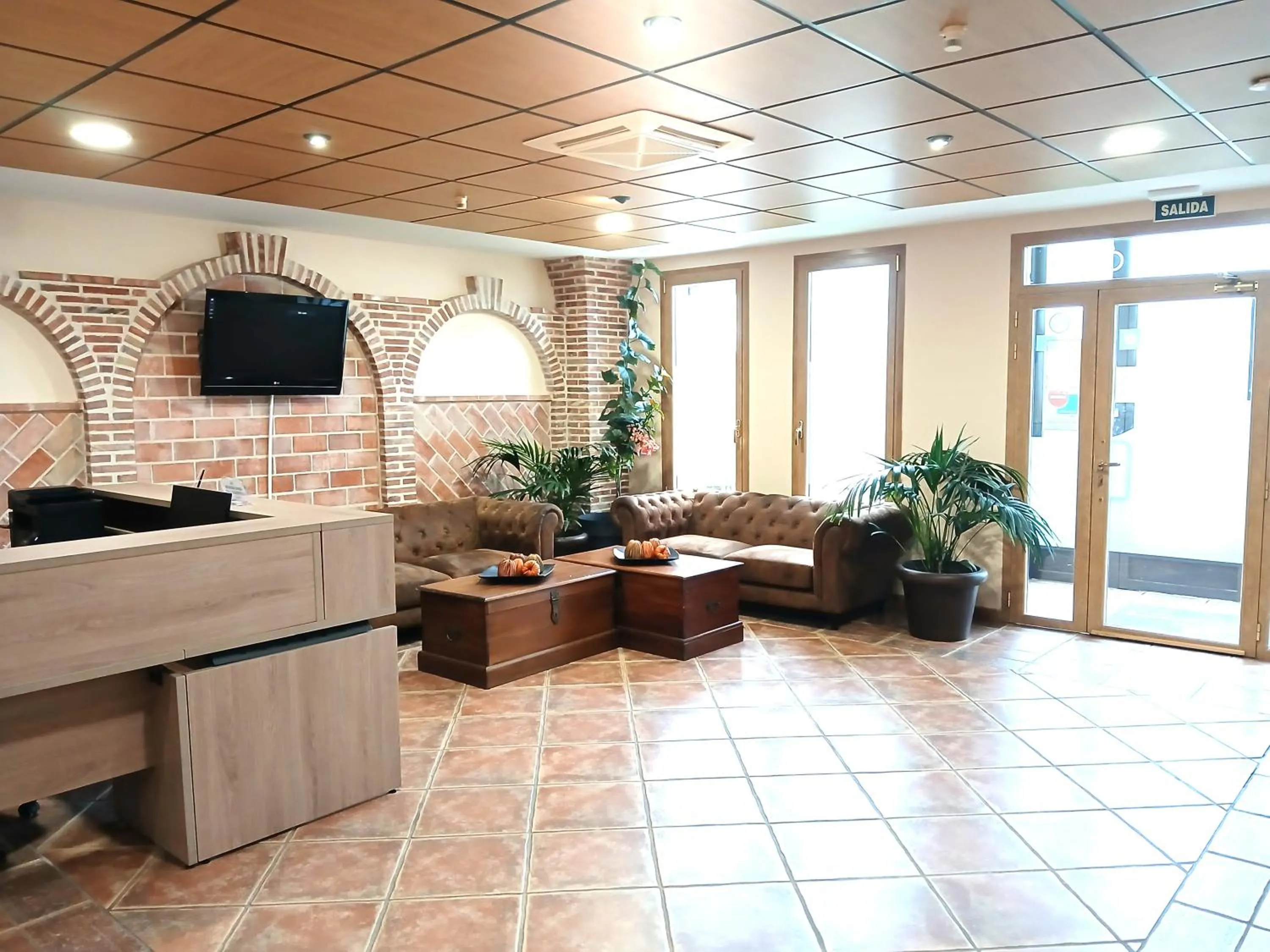 Lobby or reception in Hotel Campos de Castilla