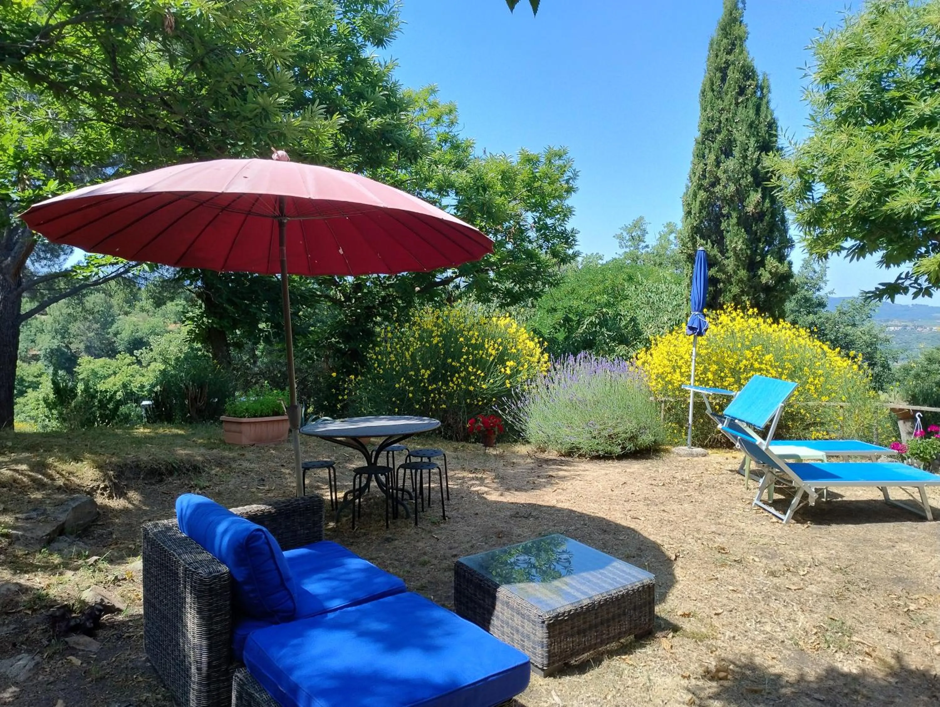 Balcony/Terrace in Borgo Tepolini Country House