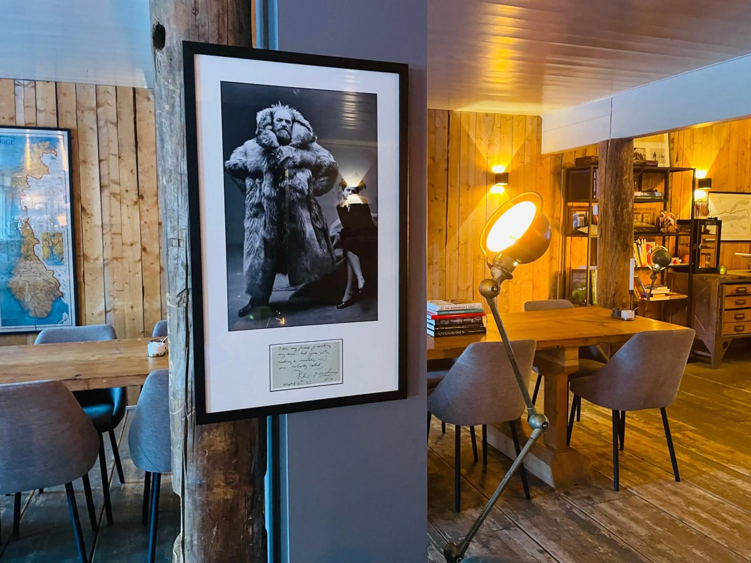 Seating area in Herangtunet Mountain Lodge