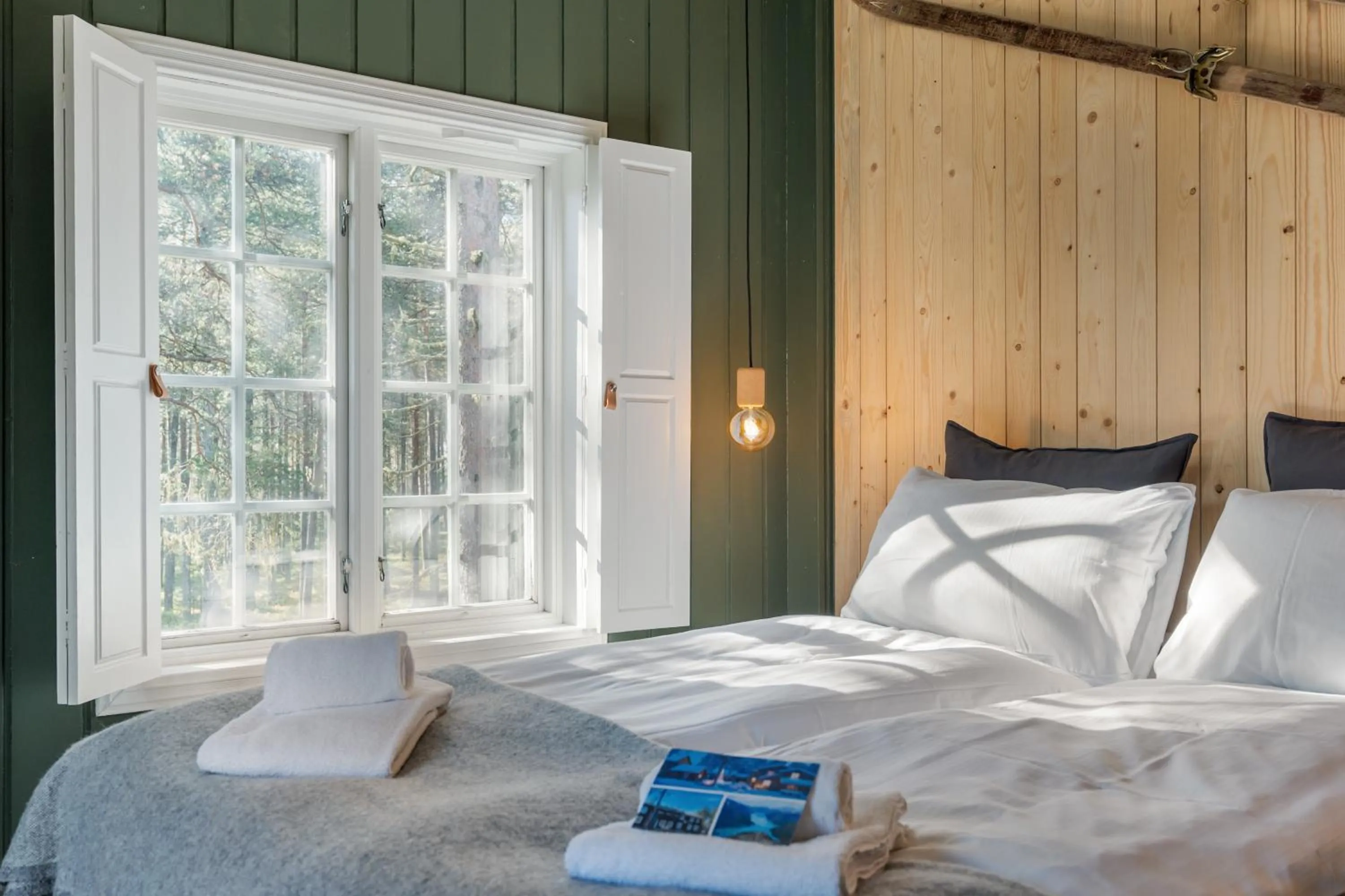 Bed in Herangtunet Mountain Lodge