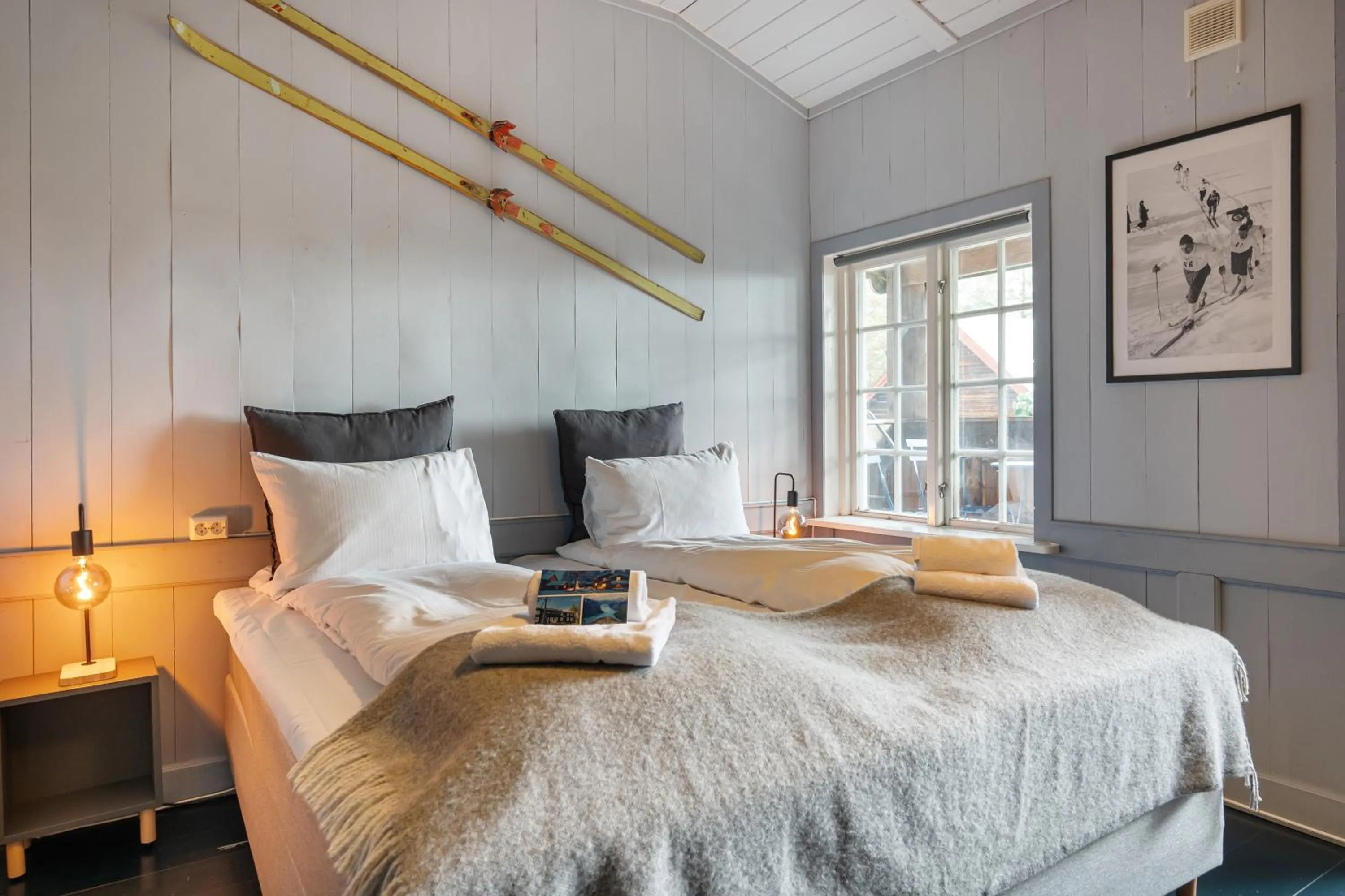 Bed in Herangtunet Mountain Lodge