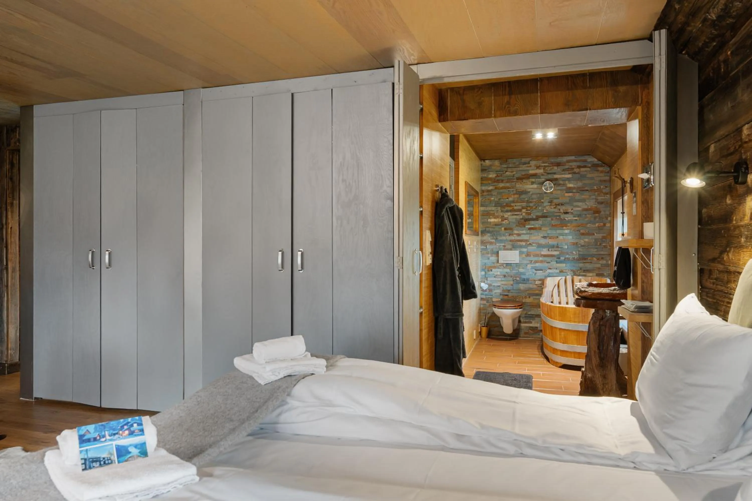 Bed in Herangtunet Mountain Lodge