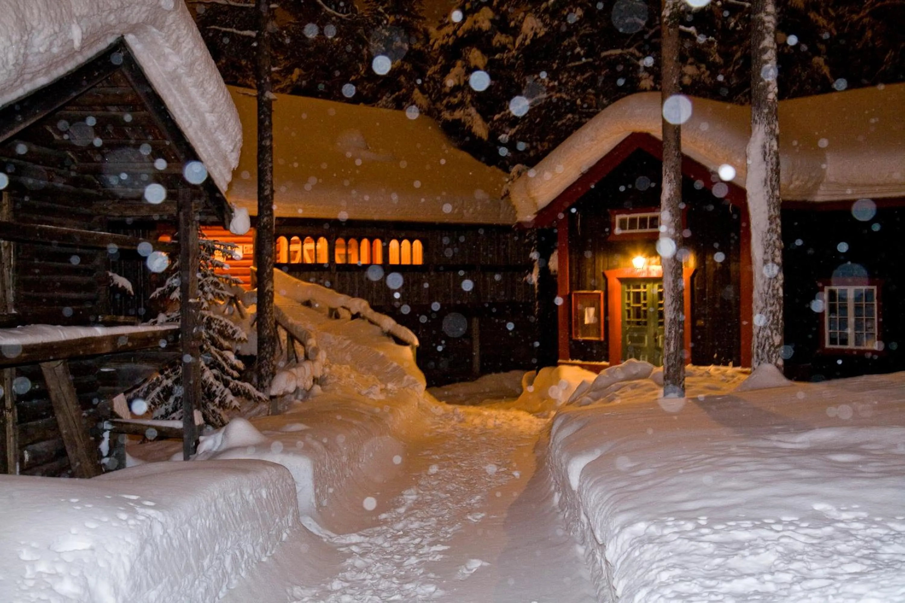 Facade/entrance in Herangtunet Mountain Lodge