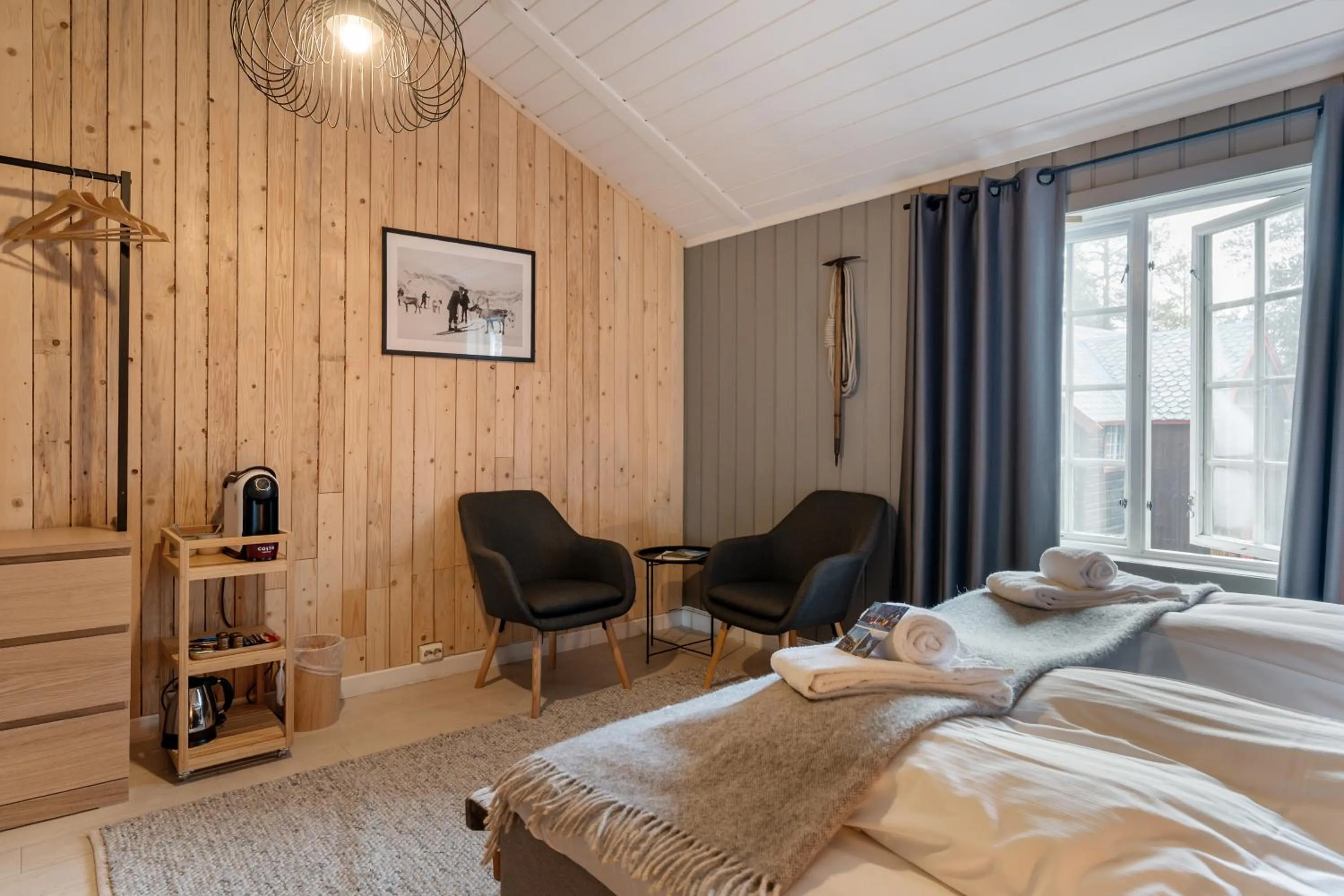 Bed in Herangtunet Mountain Lodge