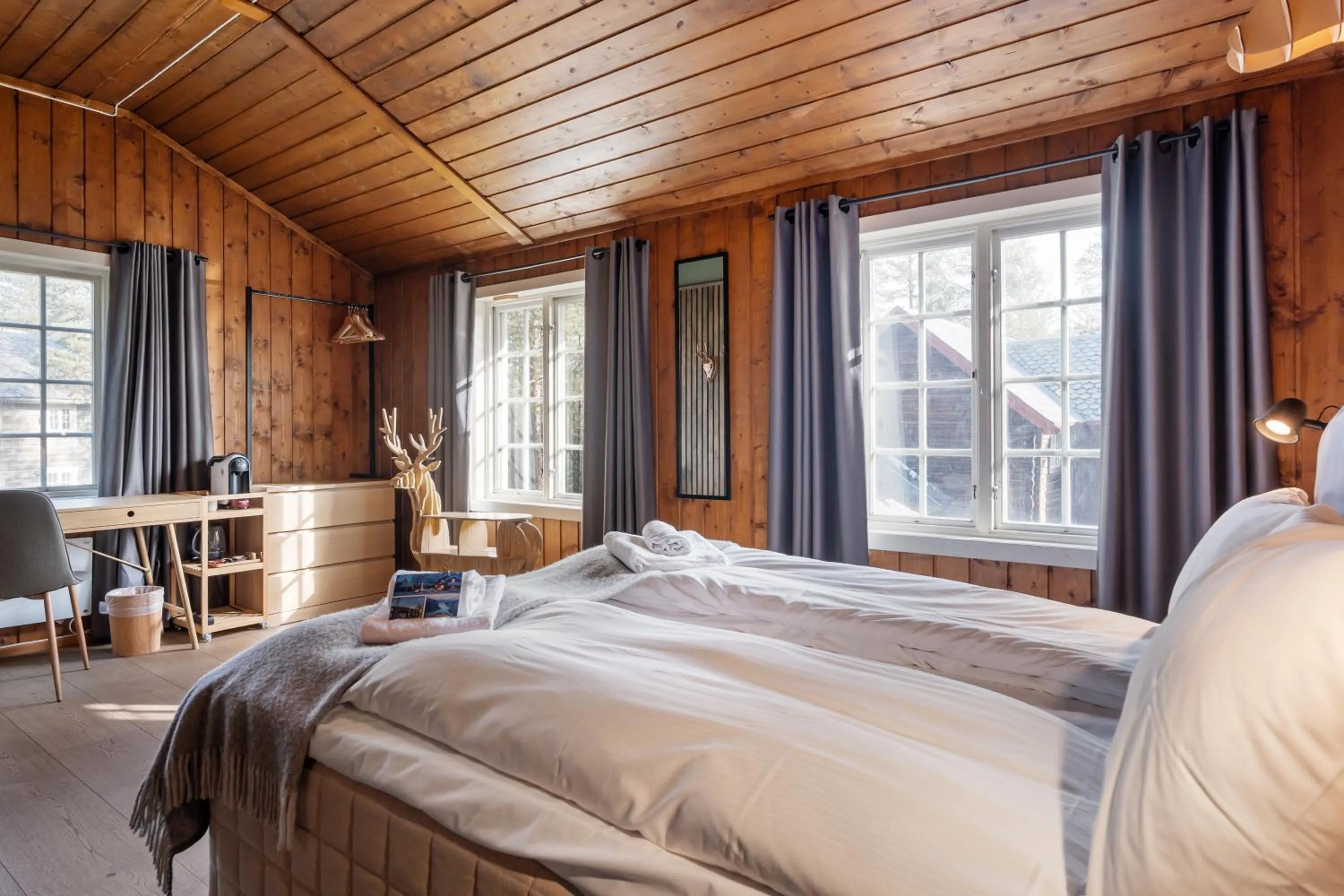 Bed in Herangtunet Mountain Lodge