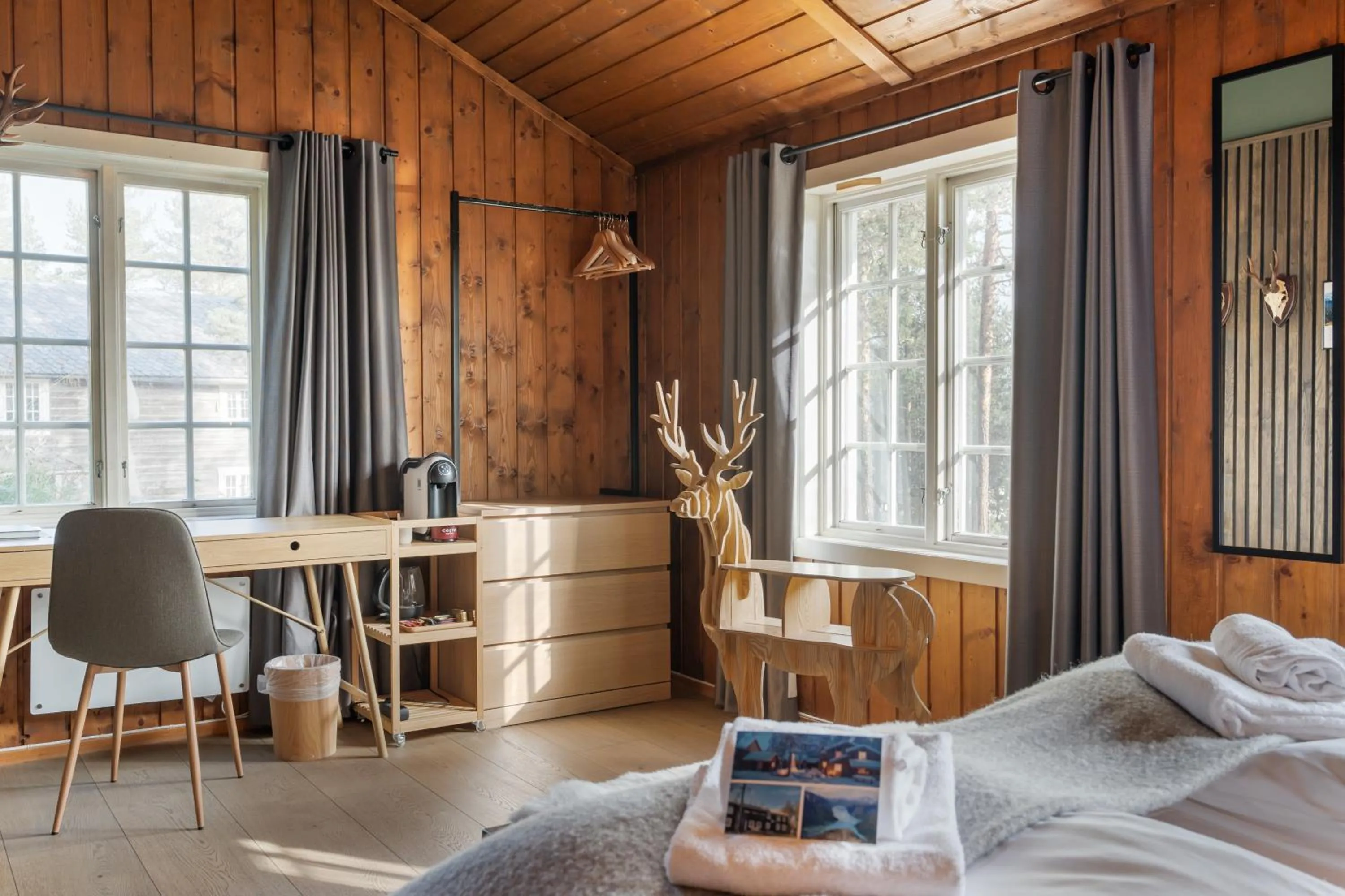 Bed in Herangtunet Mountain Lodge