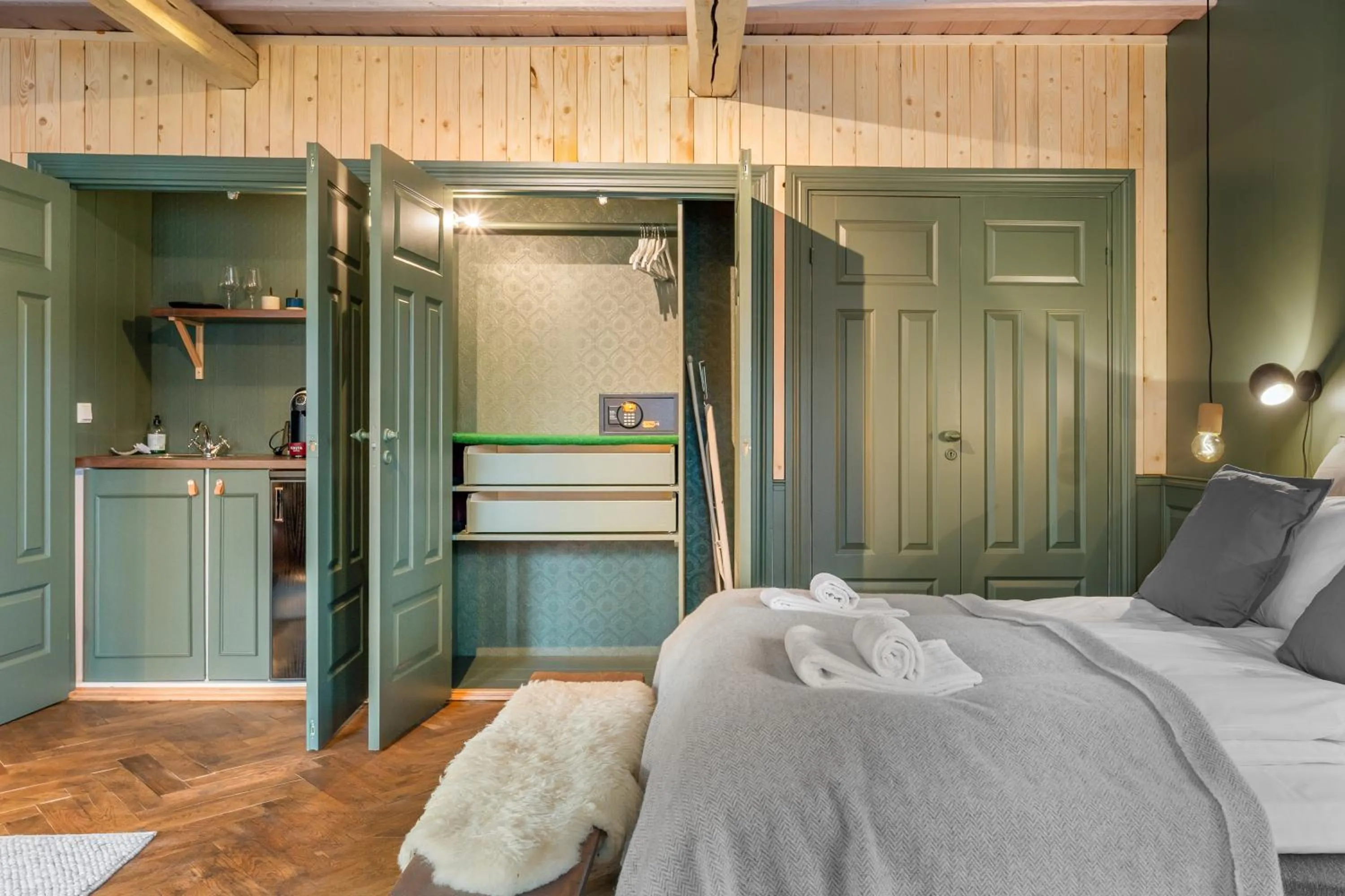 Bed in Herangtunet Mountain Lodge