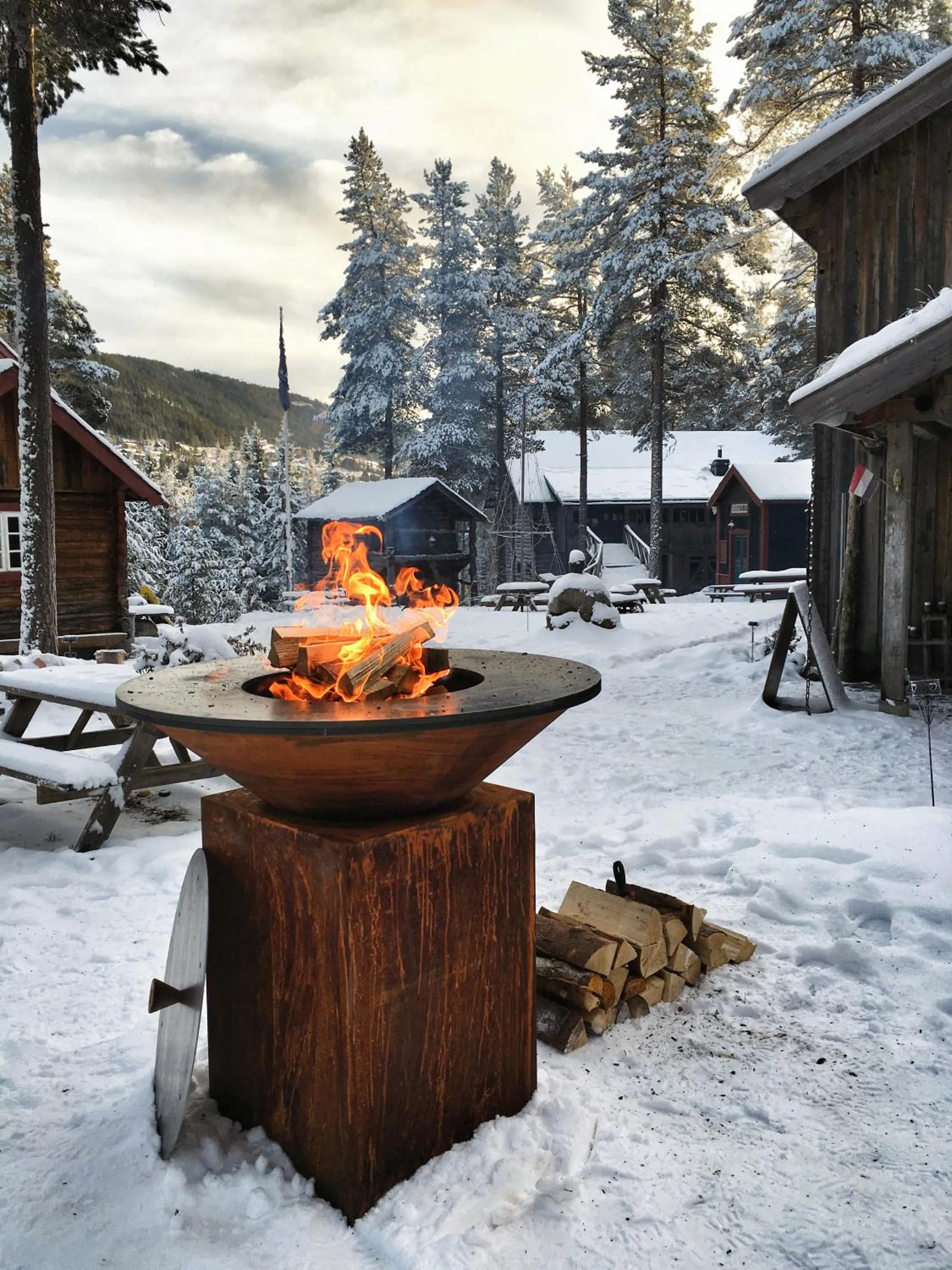 BBQ facilities in Herangtunet Mountain Lodge