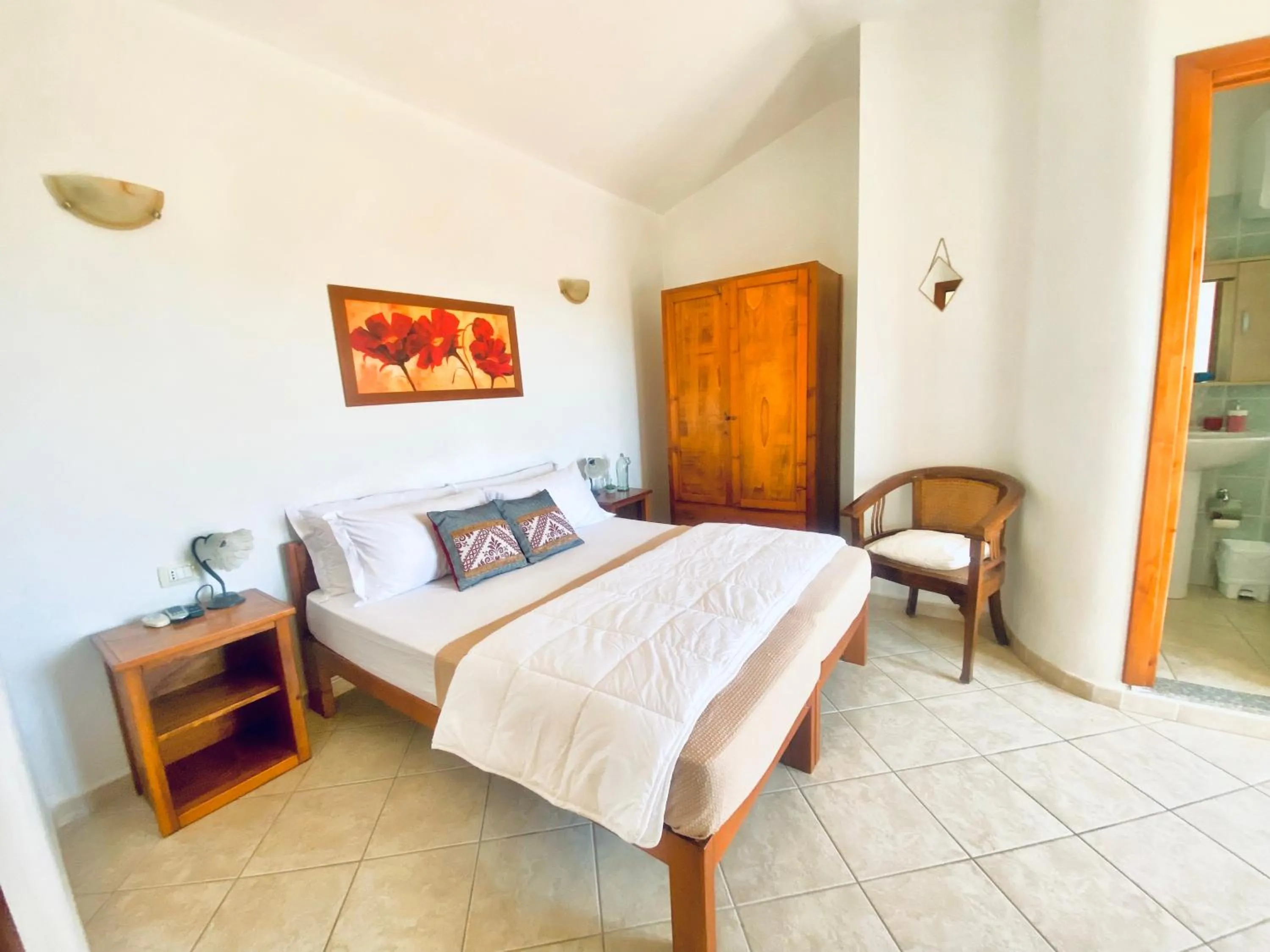 Bed in Hotel Velasole