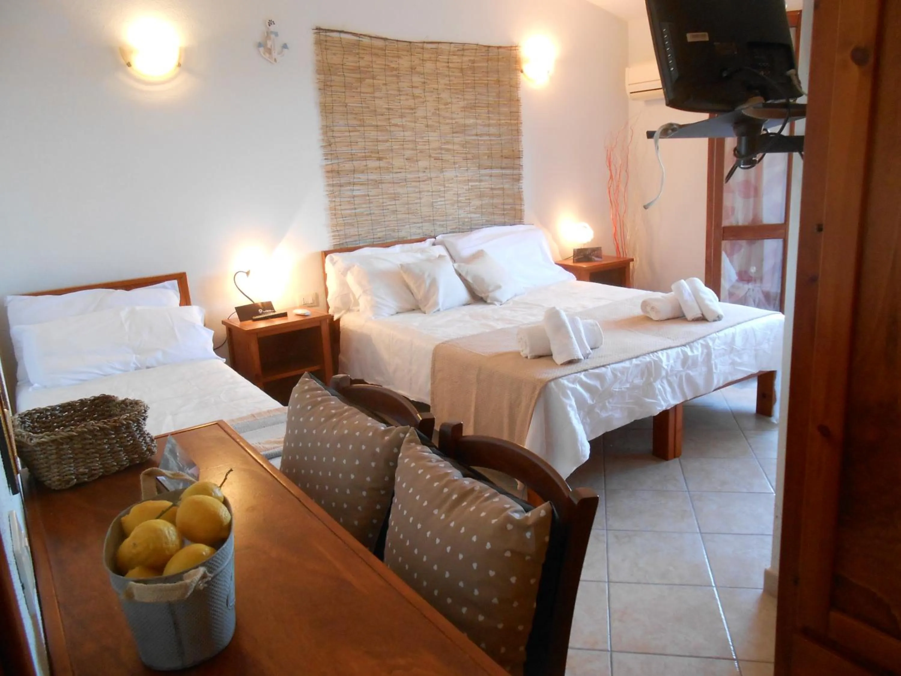 Bed in Hotel Velasole