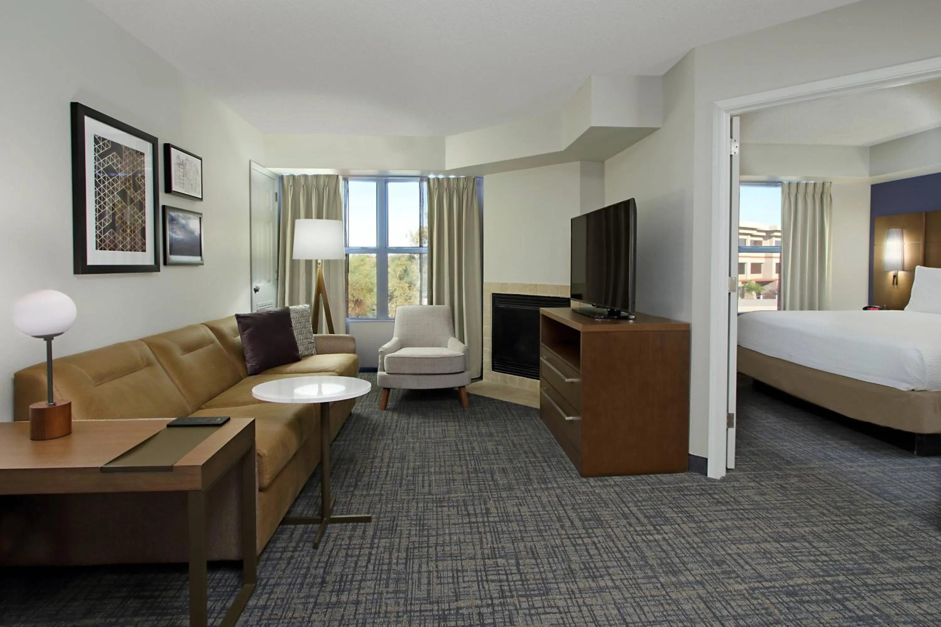 Living room, Bed in Residence Inn Scottsdale North