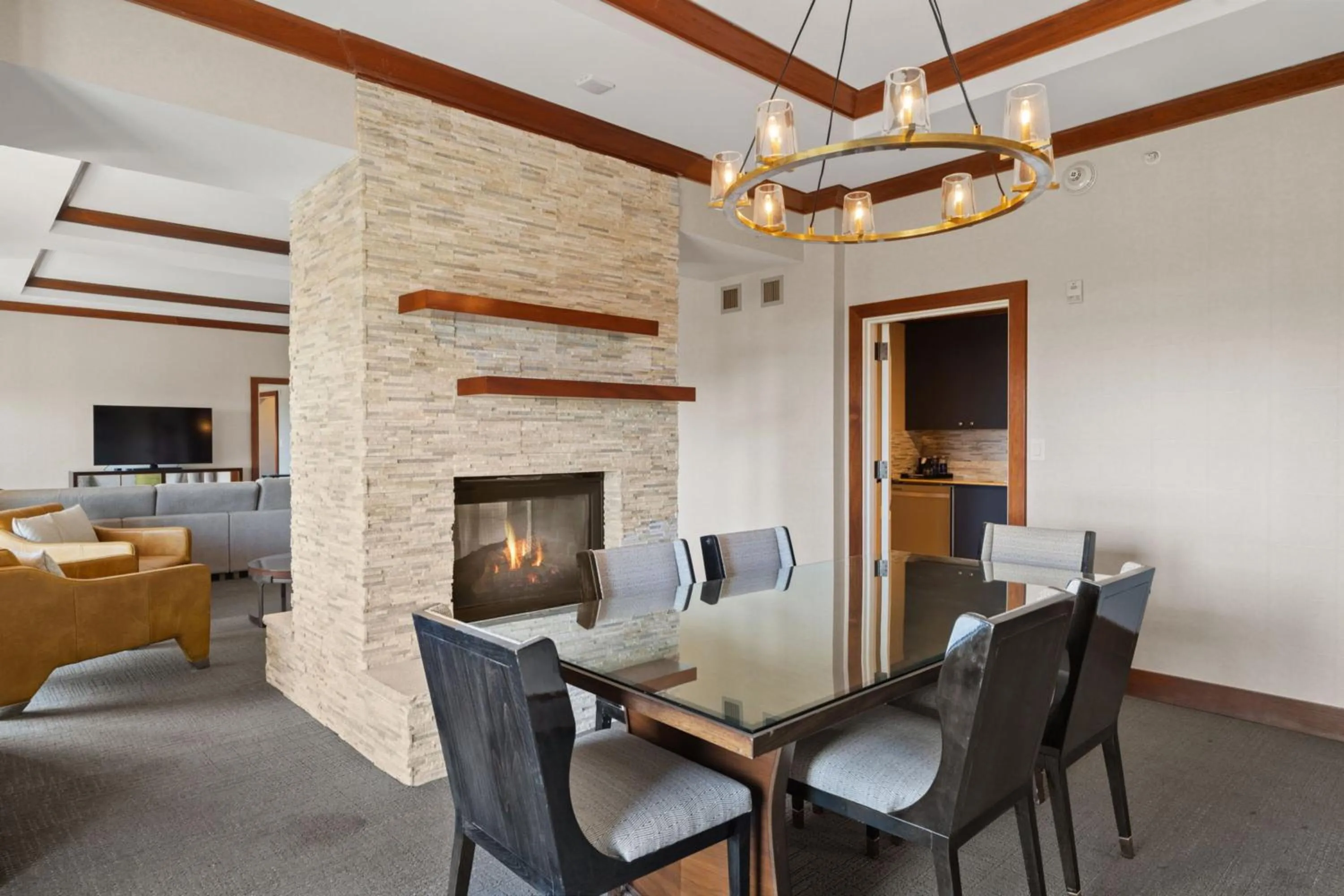 Seating area in Horseshoe Bay Resort