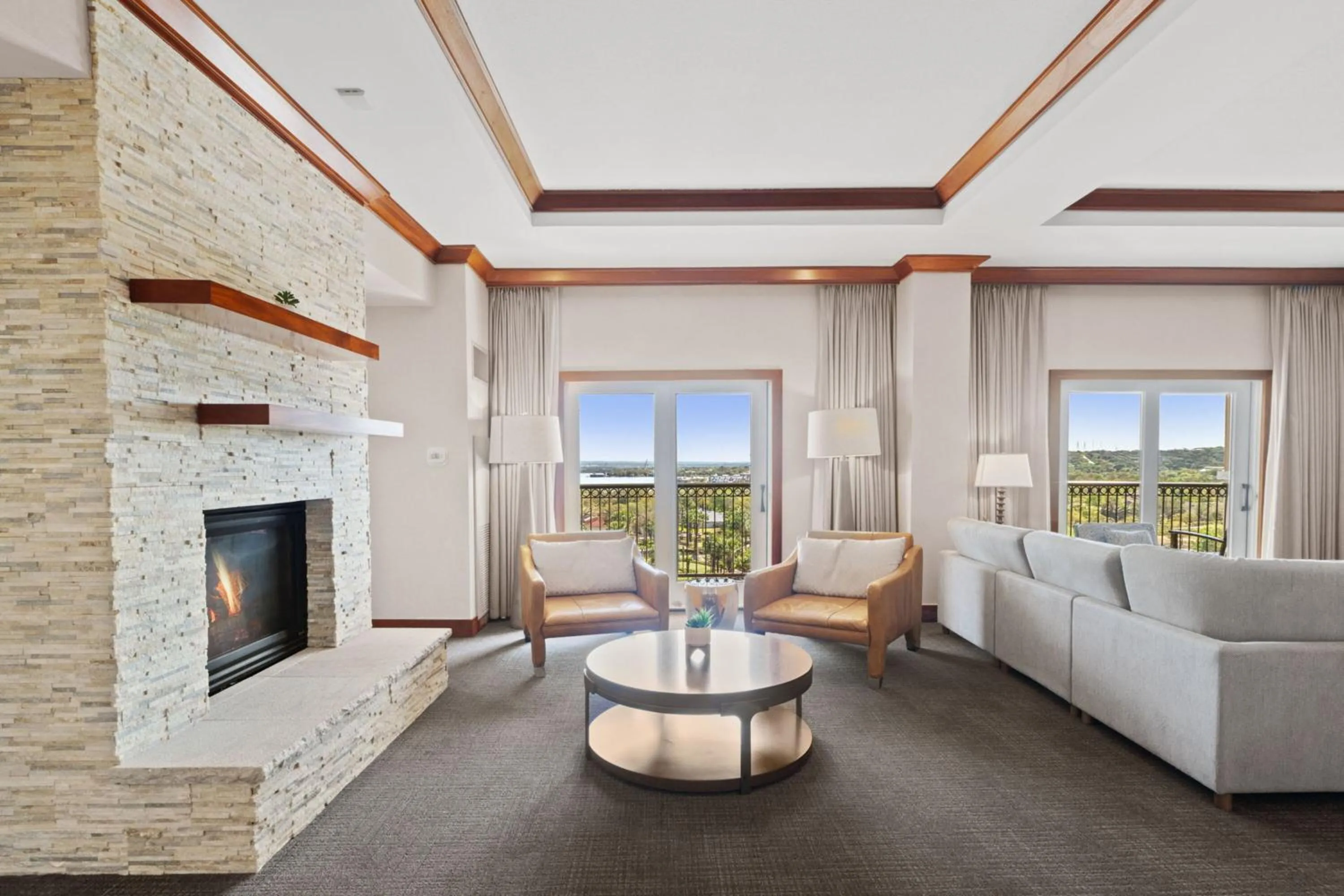 Living room in Horseshoe Bay Resort