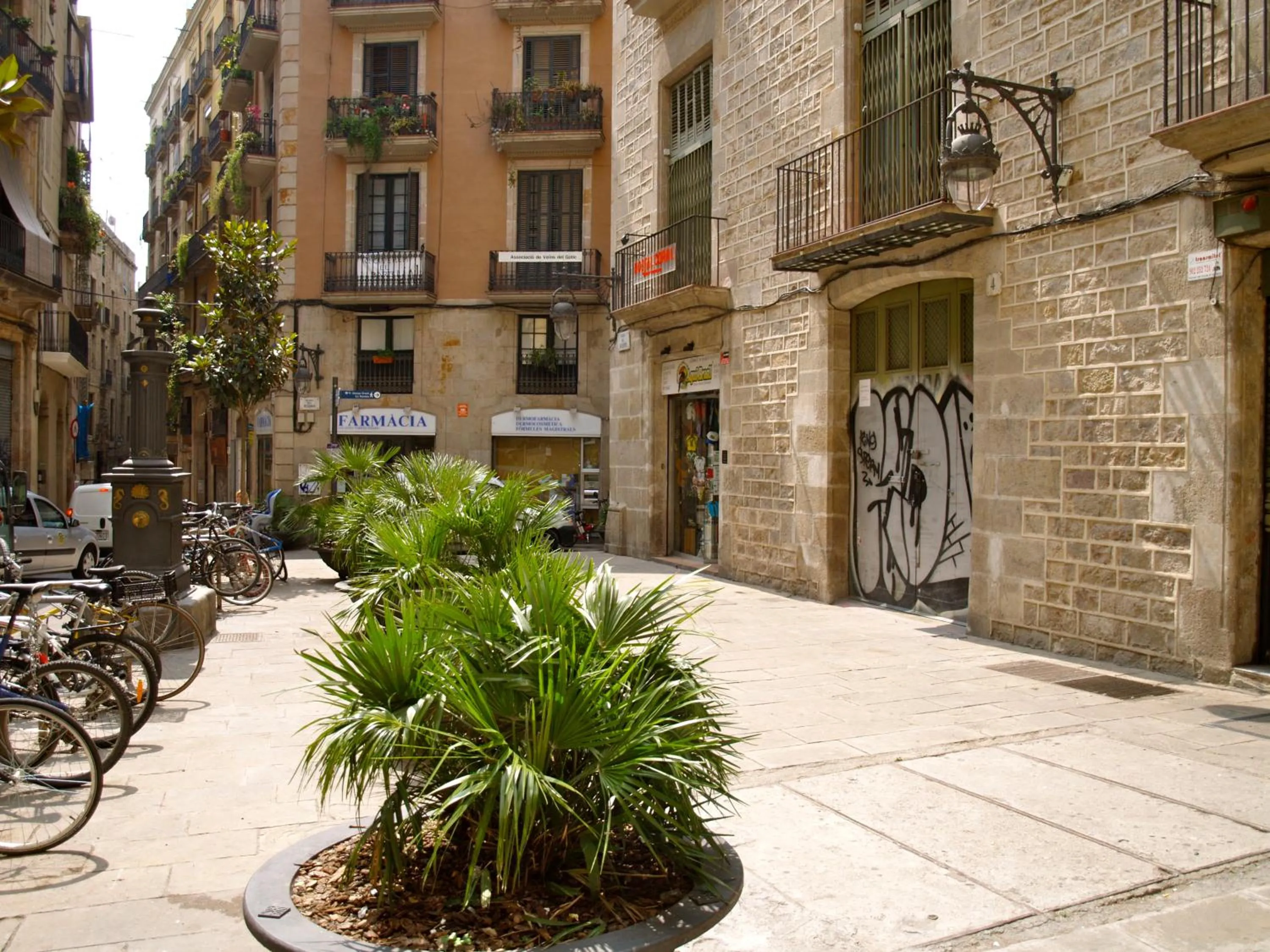 Facade/entrance in Hostal Nitzs Bcn